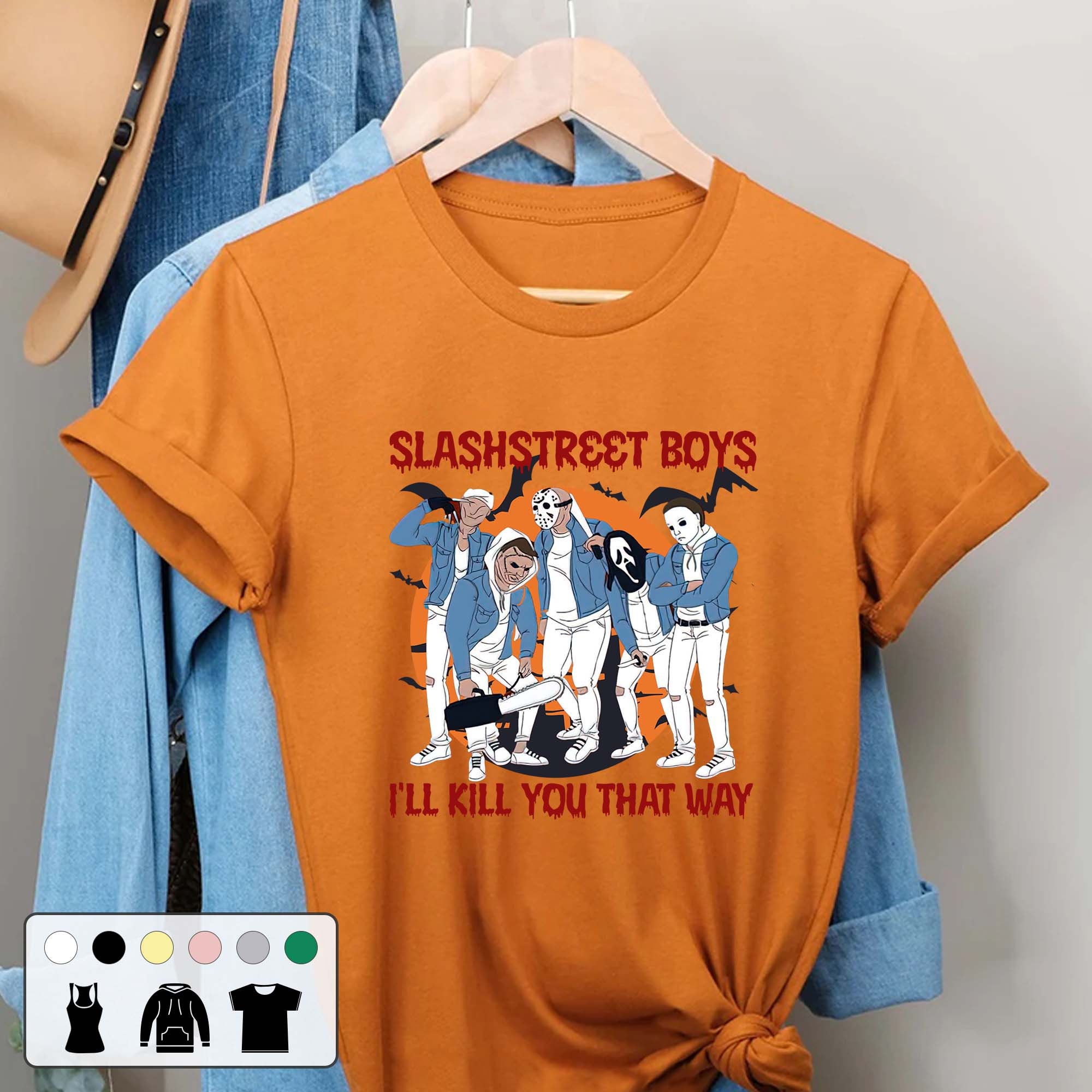 Horrorstreet Boys I’ll Kill You That Way Horror Vintage Movie Unisex T-Shirt