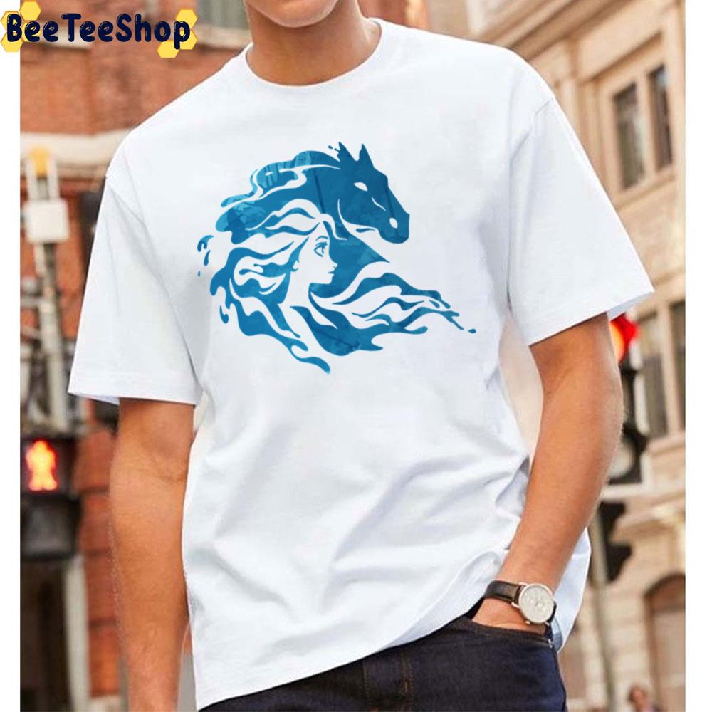 Horse Inspired Silhouette Frozen Unisex T-Shirt