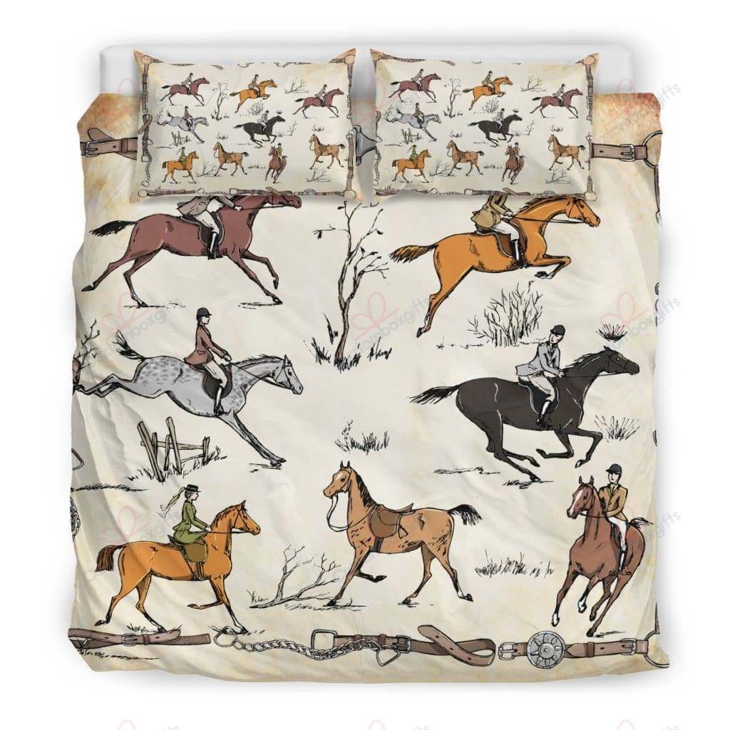 Horse Love To Riding Bedding Set - Beeteeshop