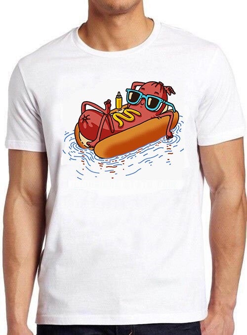 Hot Dog Swimming Pool Unisex T-Shirt