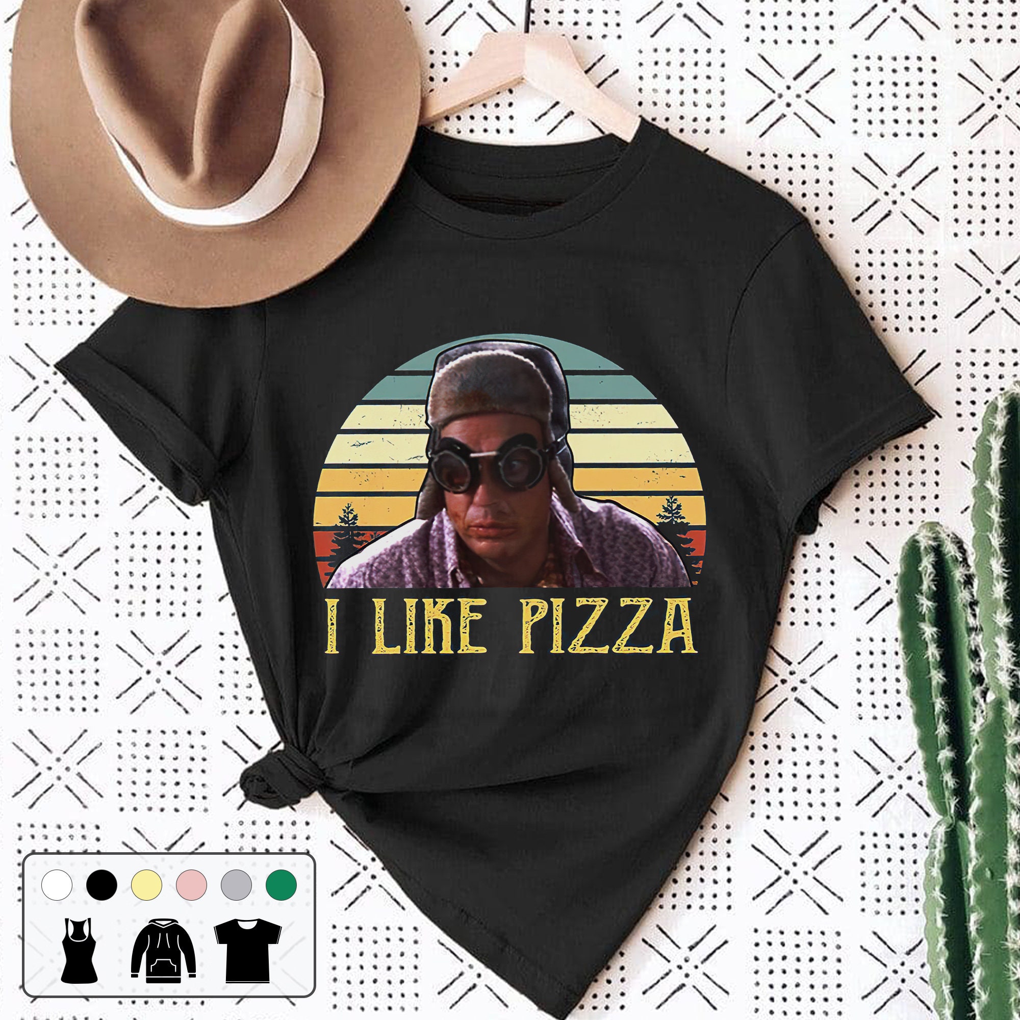 I Like Pizza Vintage Unisex T-Shirt