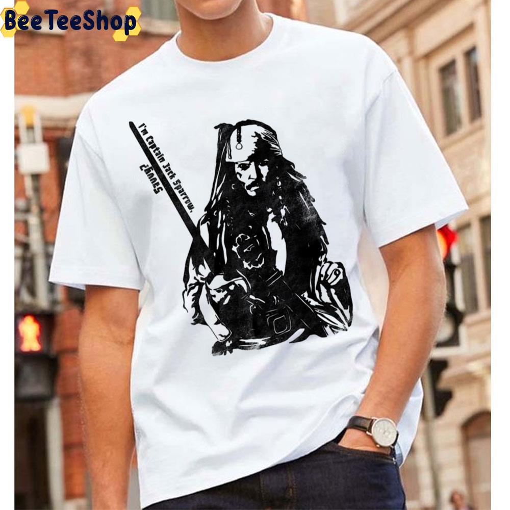 I’m Captain Jack Sparrow The Captain Of Our Hearts Unisex T-Shirt