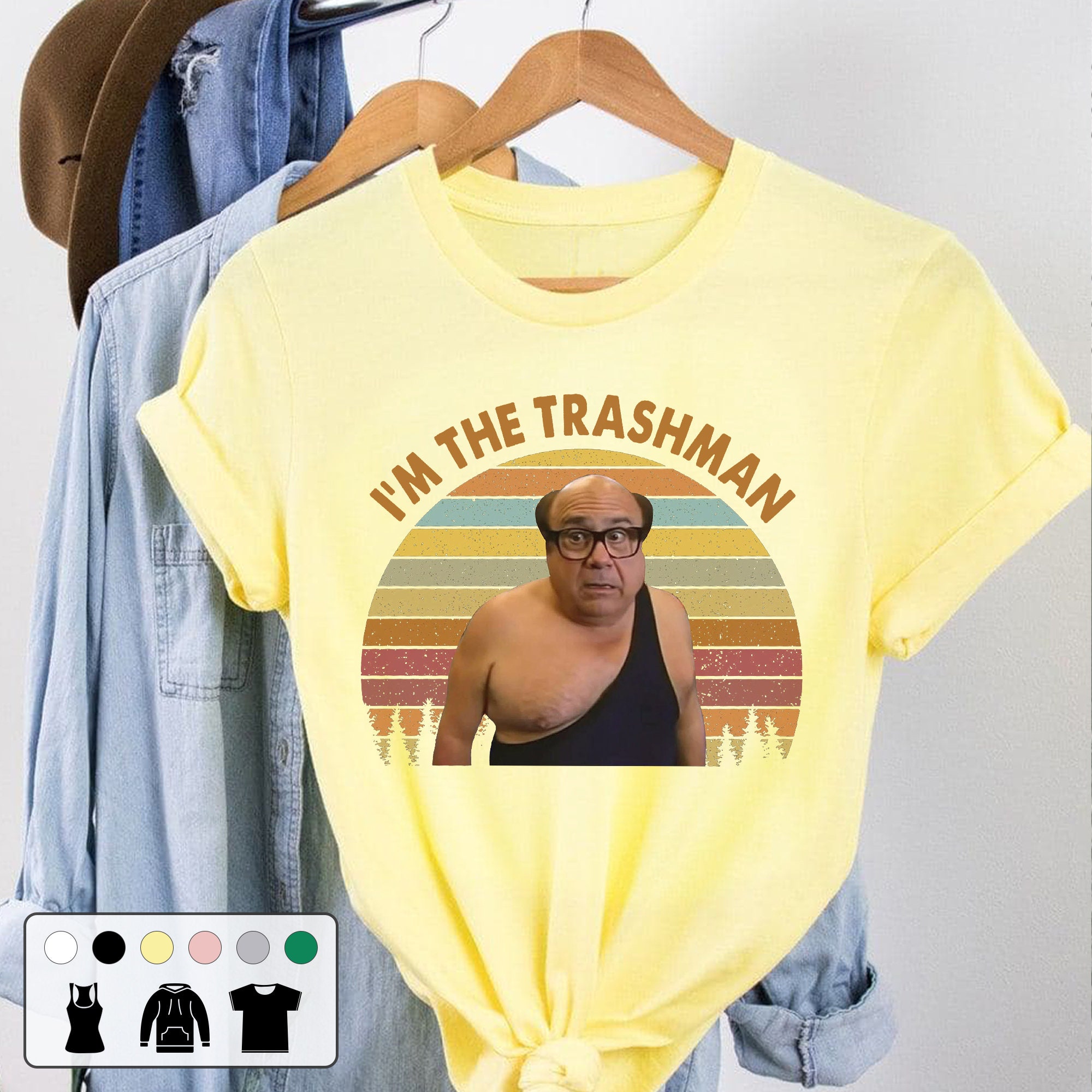 I’m The Trashman Funny Vintage Unisex T-Shirt