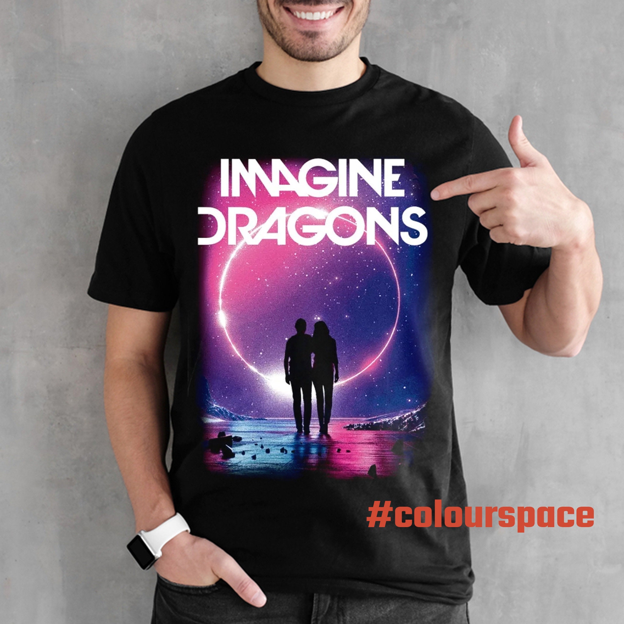 Imagine Dragons Galaxy Art Unisex T-Shirt