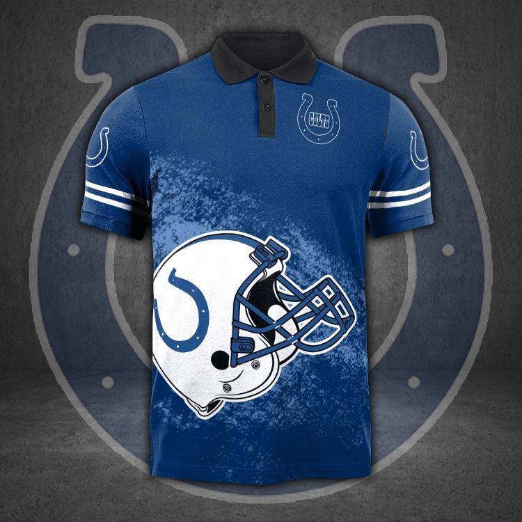 Indianapolis Colts 3d Polo Shirt Jersey All Over Print Shirt 3d T-shirt