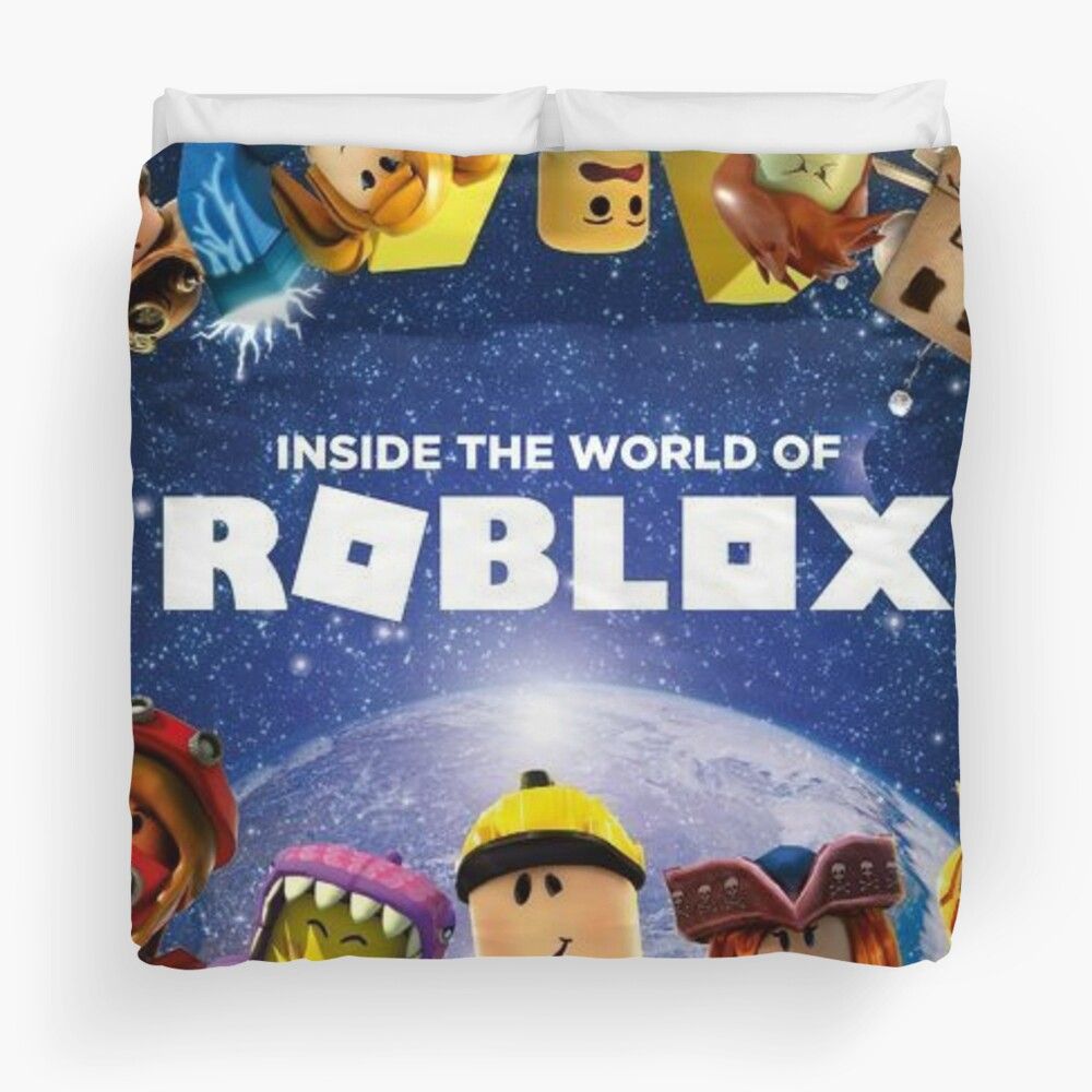 Inside The World Of Roblox Games Bedding Set Quilt Cover Flatsheet 2 Pillow Cases