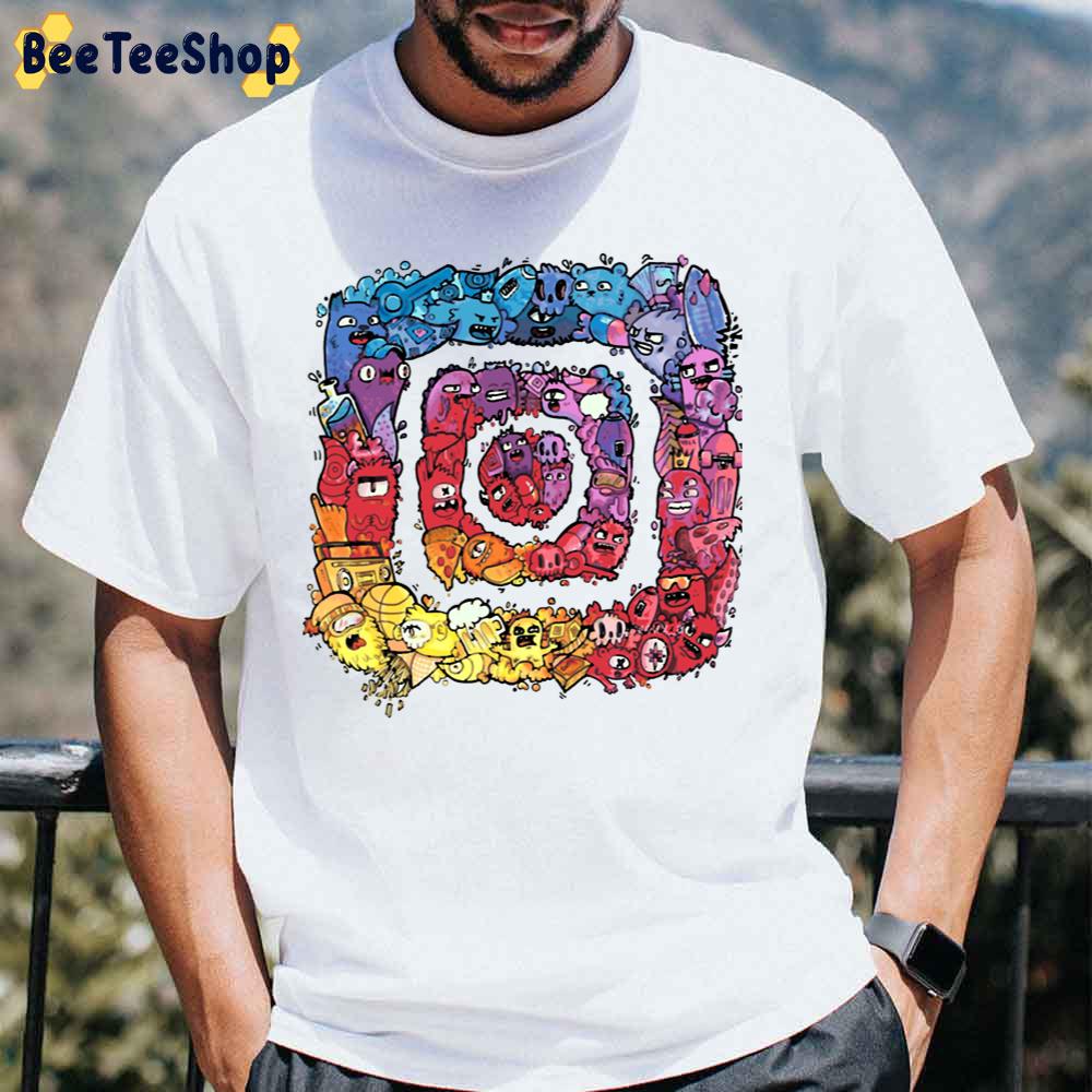 Instagram Doodle Cartoon Art Unisex T-Shirt