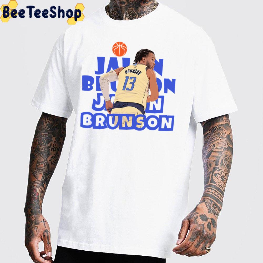 Jalen Brunson Art Text Basketball Unisex T-Shirt