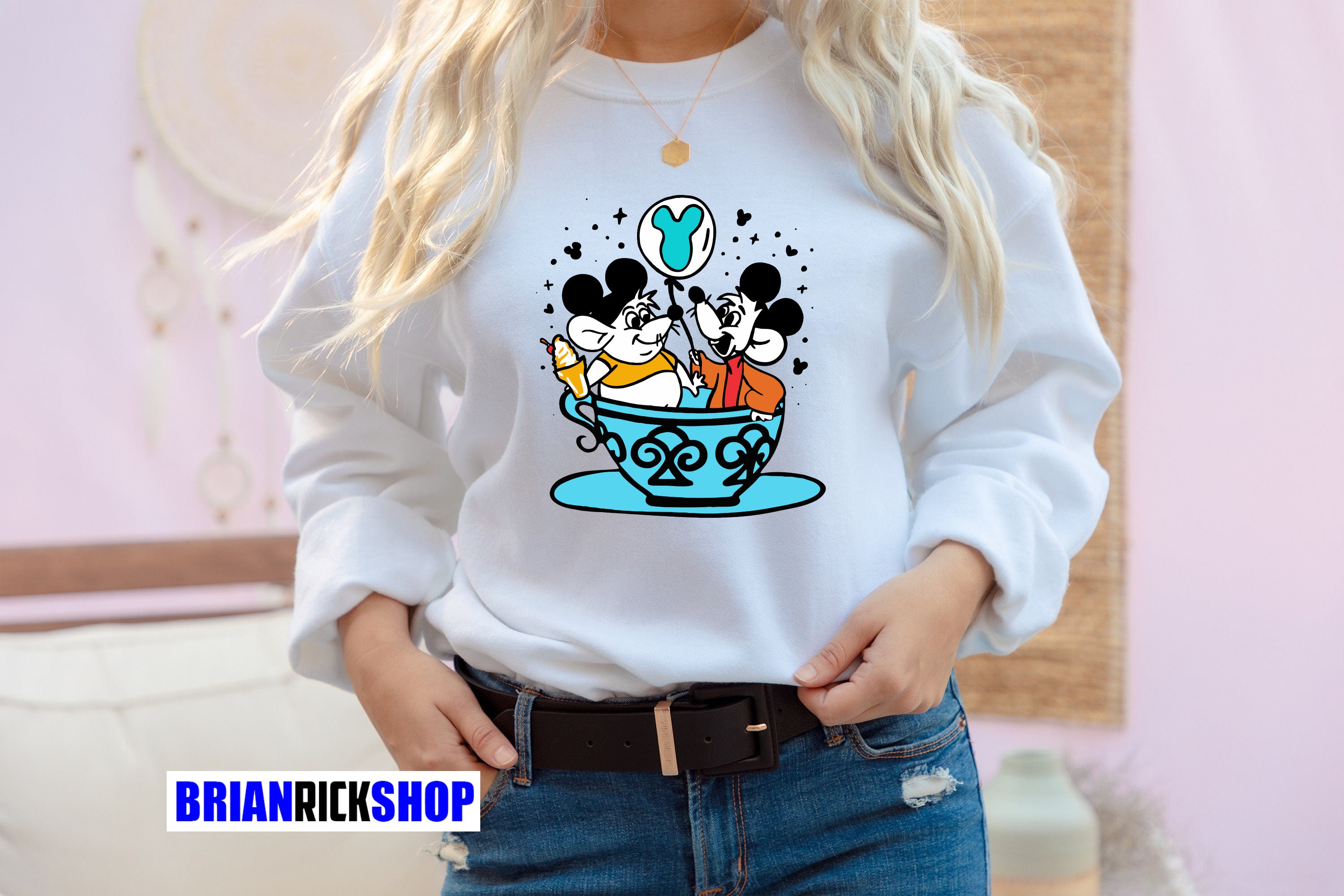 Jaq And Gus Disneyland Unisex Sweatshirt