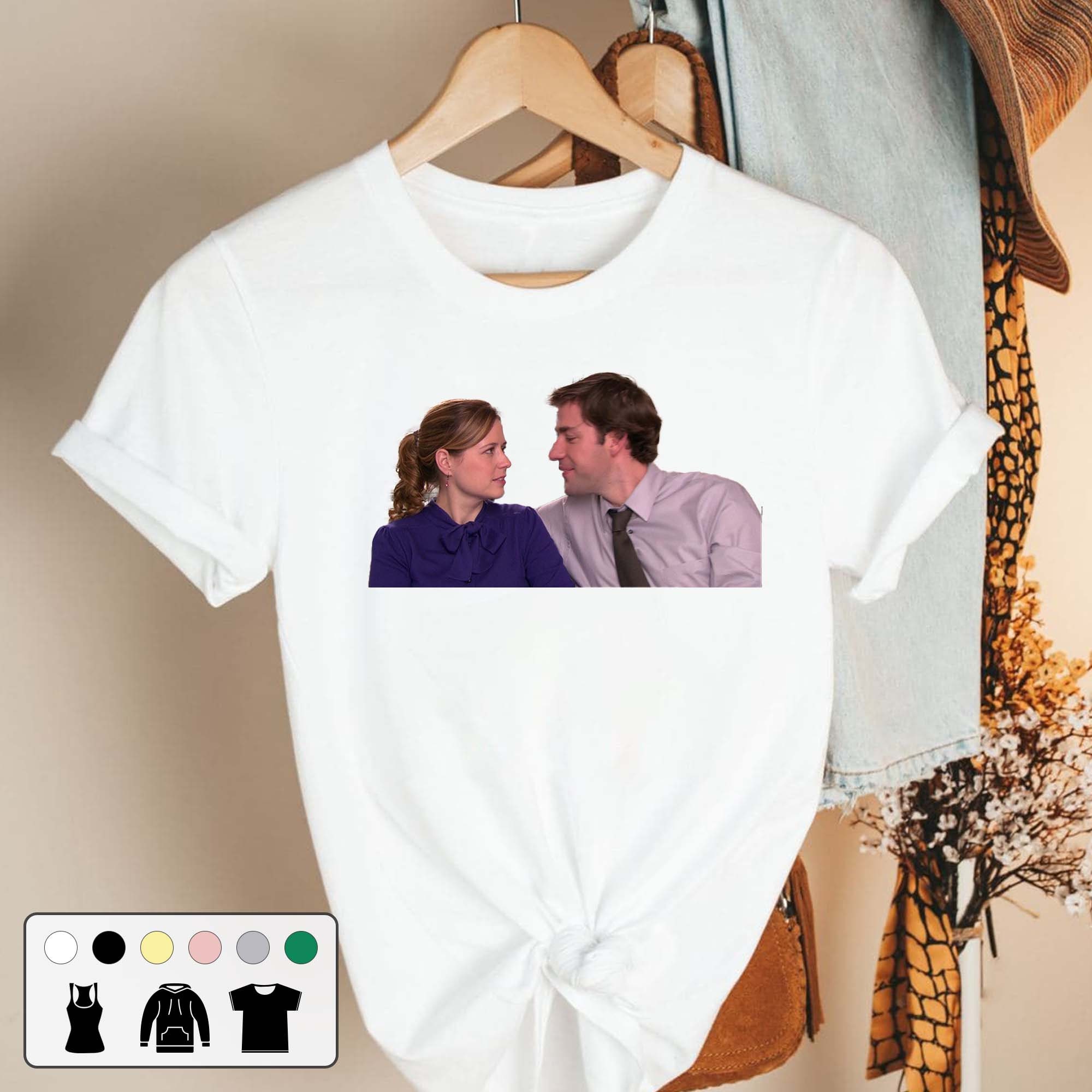 Jim And Pam The Office Vintage Unisex T-Shirt