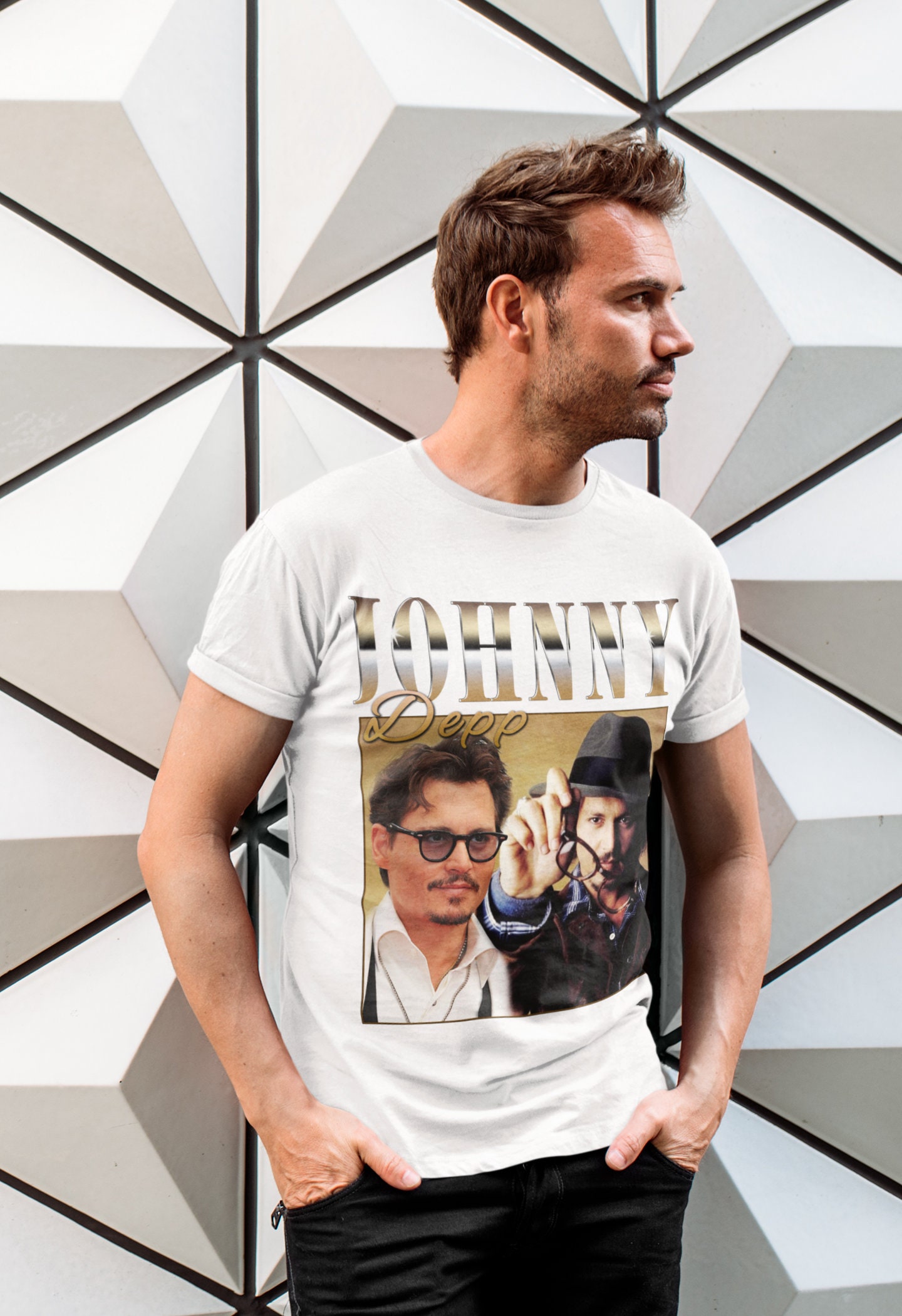 Johnny Depp Vintage Unisex T-Shirt