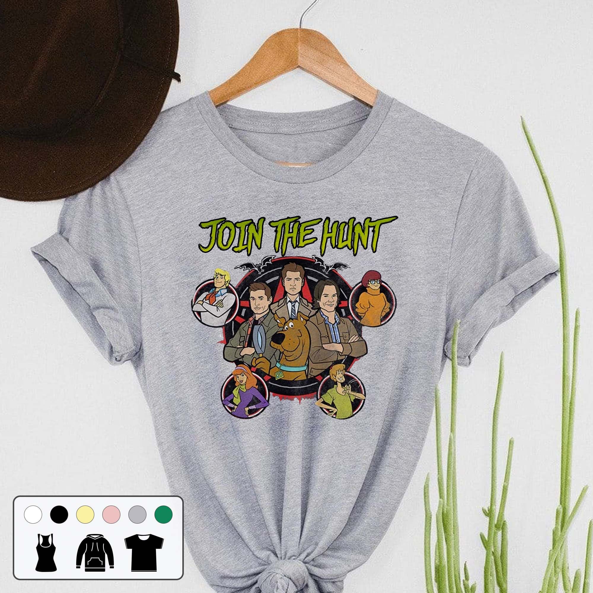 Join The Hunt Scooby Doo Scoobynatural Funny Moive Cartoon Unisex T-Shirt