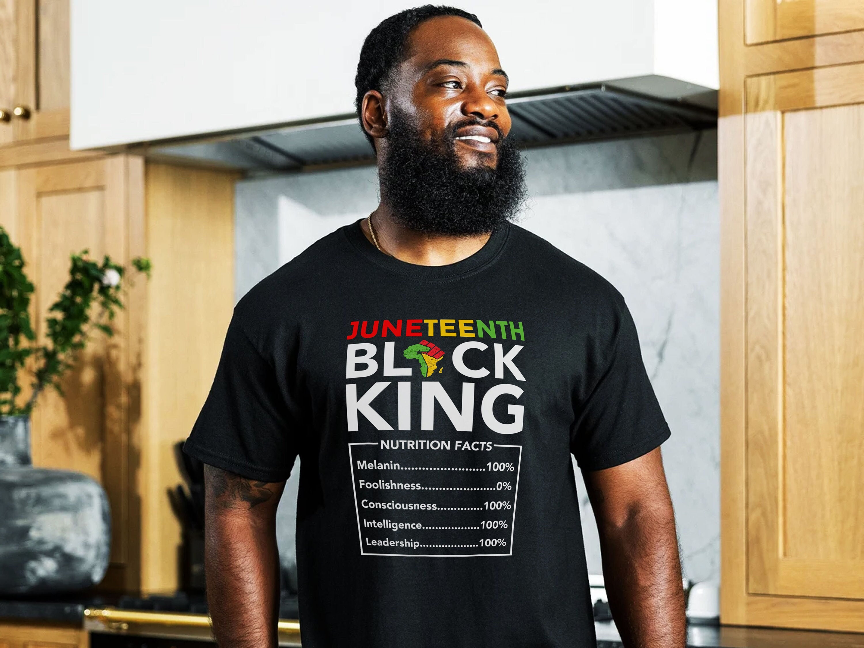 Juneteenth Black King Black History Unisex T-Shirt