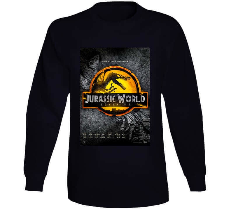 Jurassic World 3 Dominion June 2022 New Movie Poster Dinosaur Life Found A Way Colin Trevorrow Unisex Sweatshirt