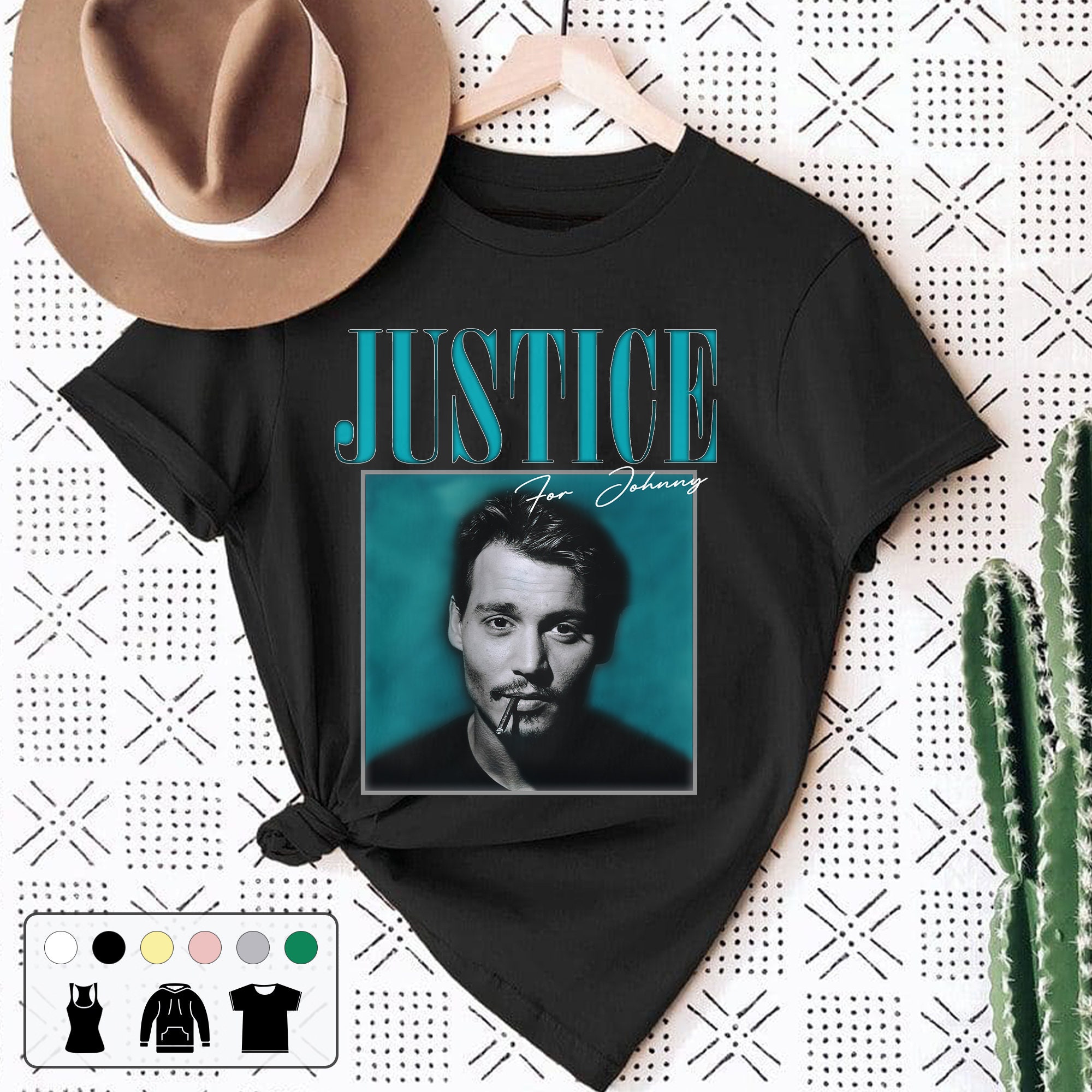 Justice For Johnny Depp Vintage Movie Unisex T-Shirt