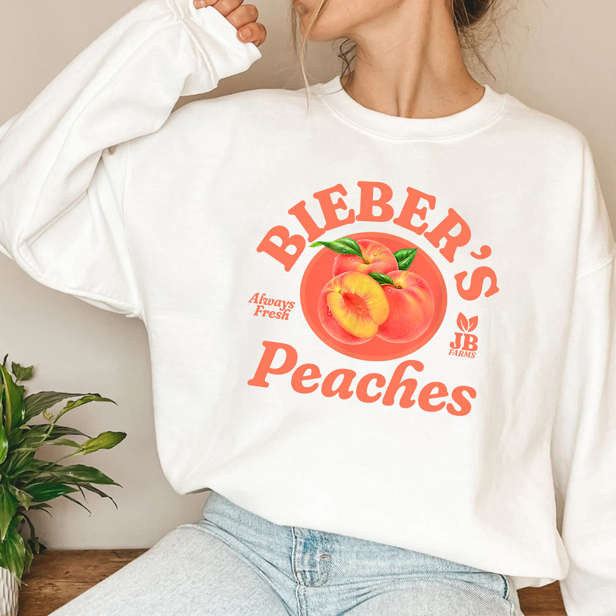 Justin Bieber Peaches Unisex Sweatshirt