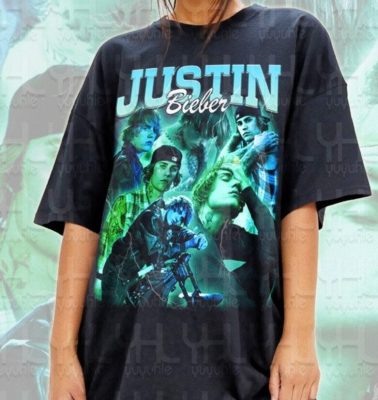 Vintage Art Justin Bieber Unisex T-Shirt