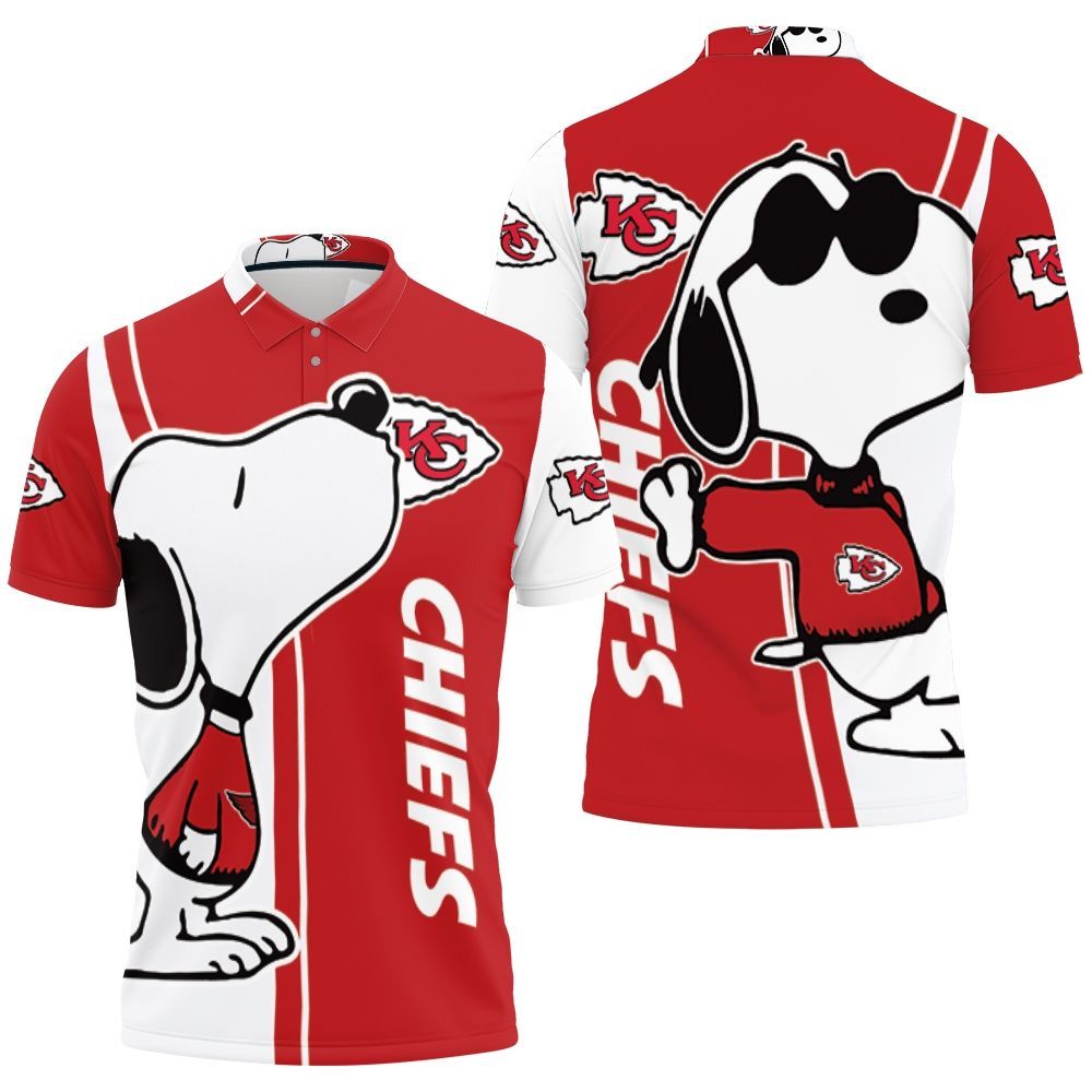 Kansas City Chiefs Snoopy Lover 3d Printed Polo Shirt All Over Print Shirt 3d T-shirt