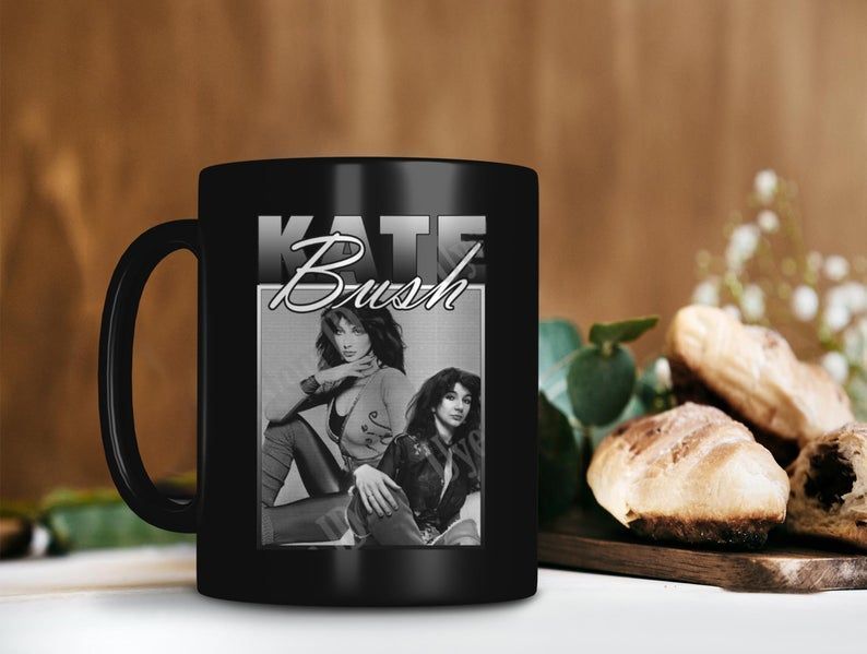 Kate Bush British Singer, Lyricist, Musician, Composer, Dancer And Record Producer Mug Premium Sublime Ceramic Coffee Mug Black