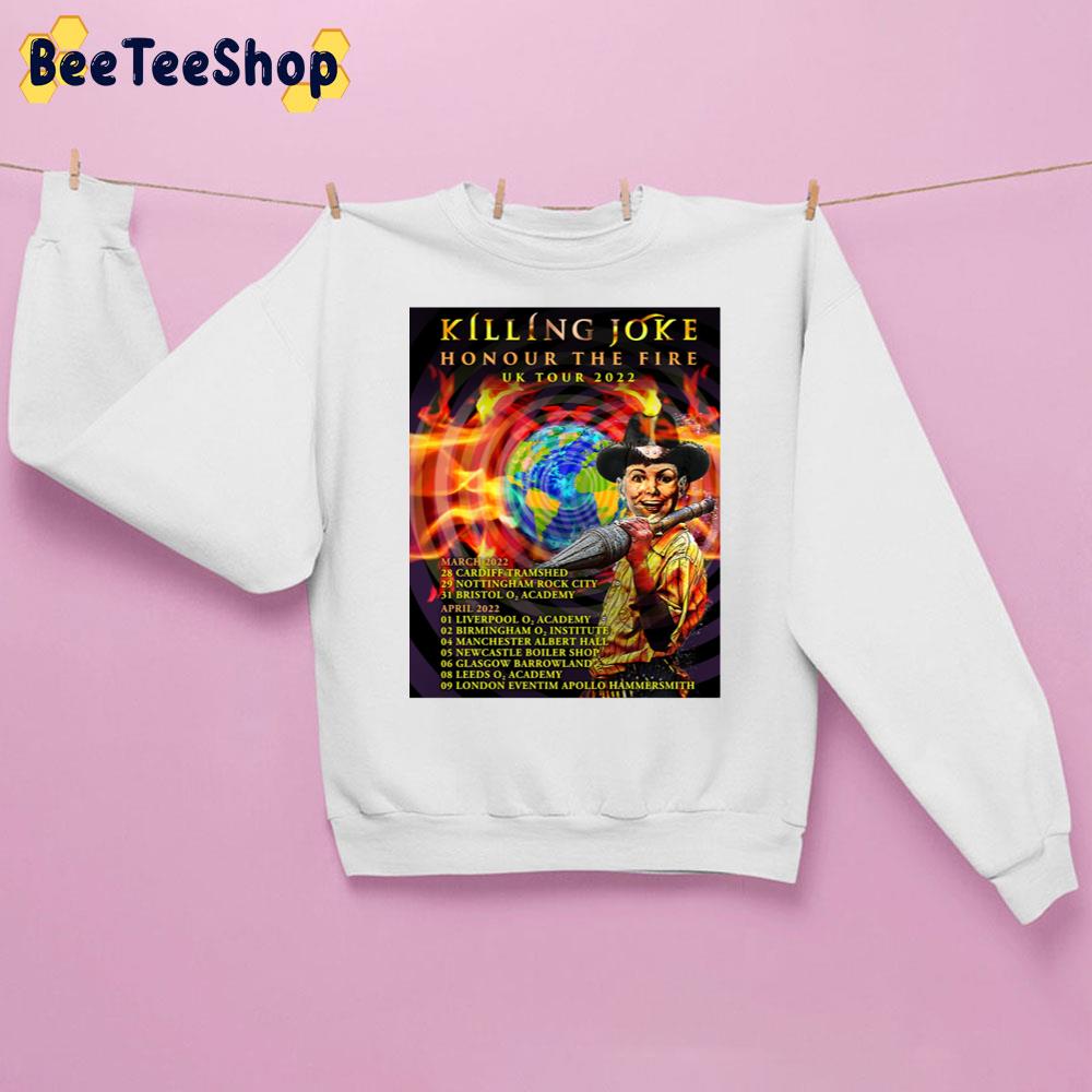 Killing Joke Honour The Fire Tour 2022 Unisex Sweatshirt