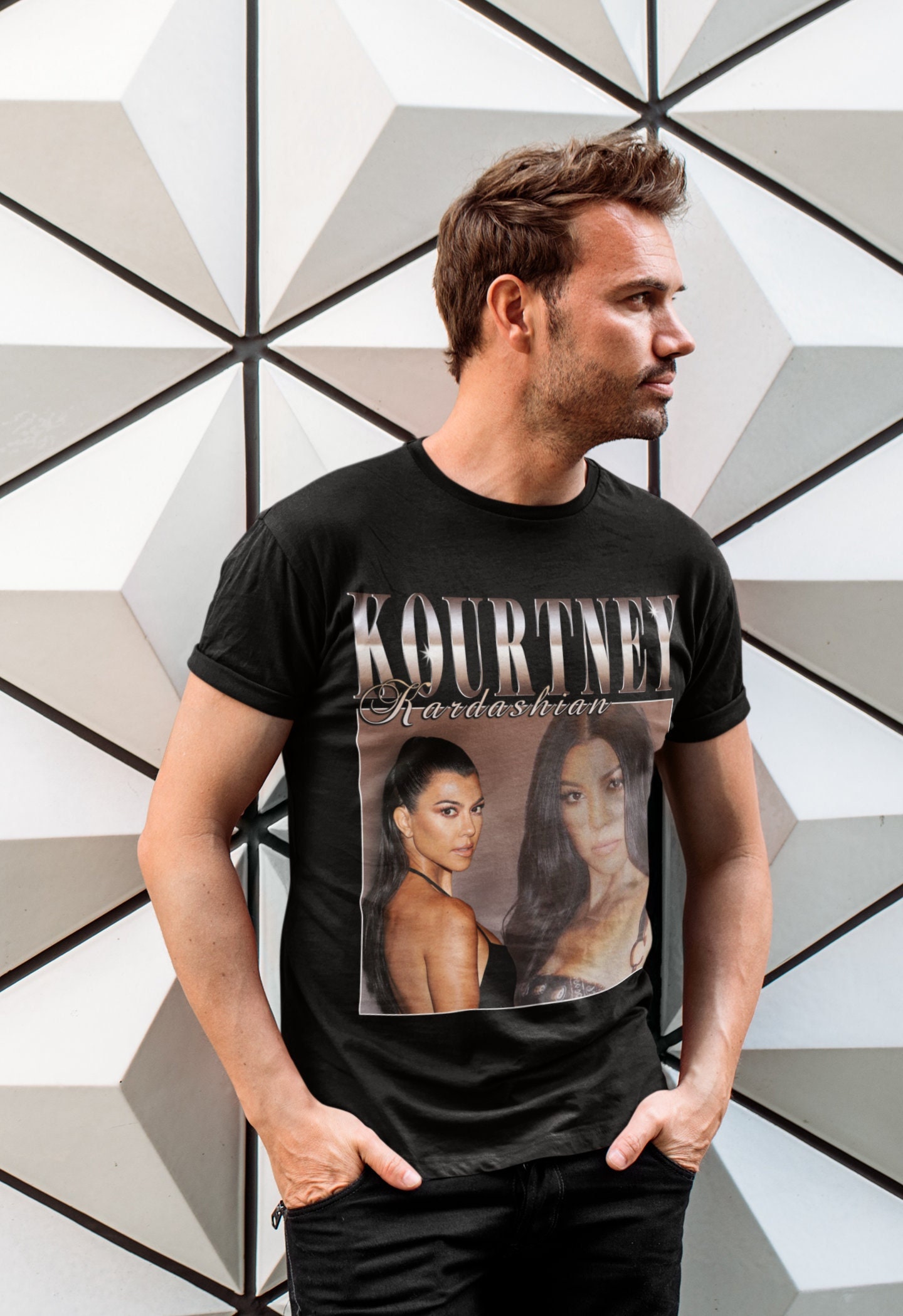 Kourtney Kardashian Vintage Unisex T-Shirt