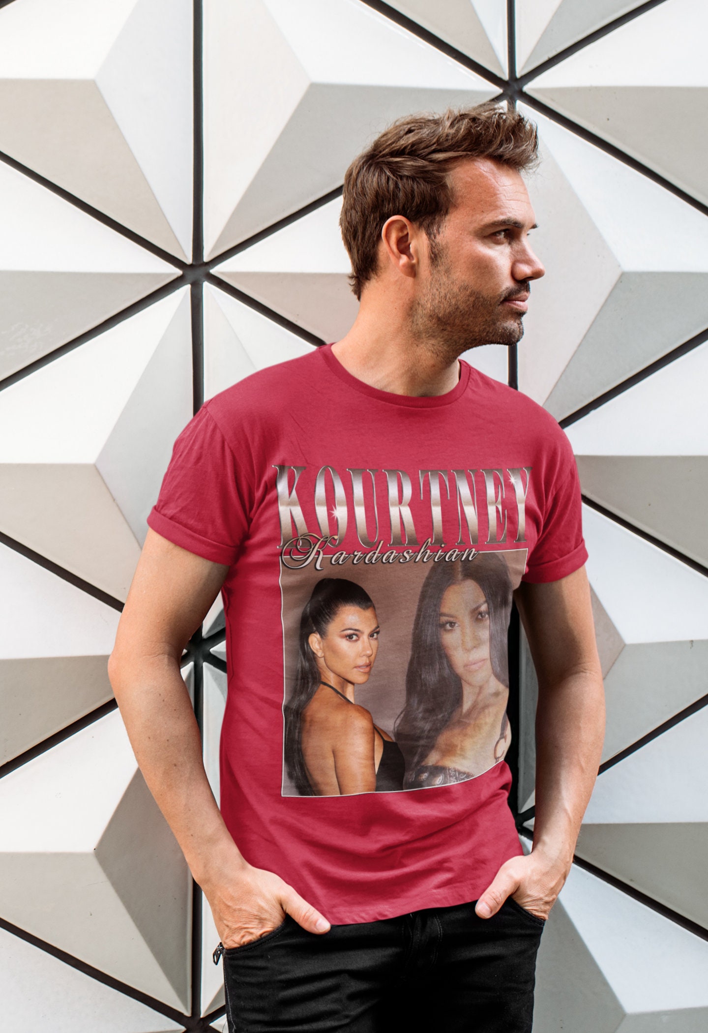 Kourtney Kardashian Vintage Unisex T-Shirt
