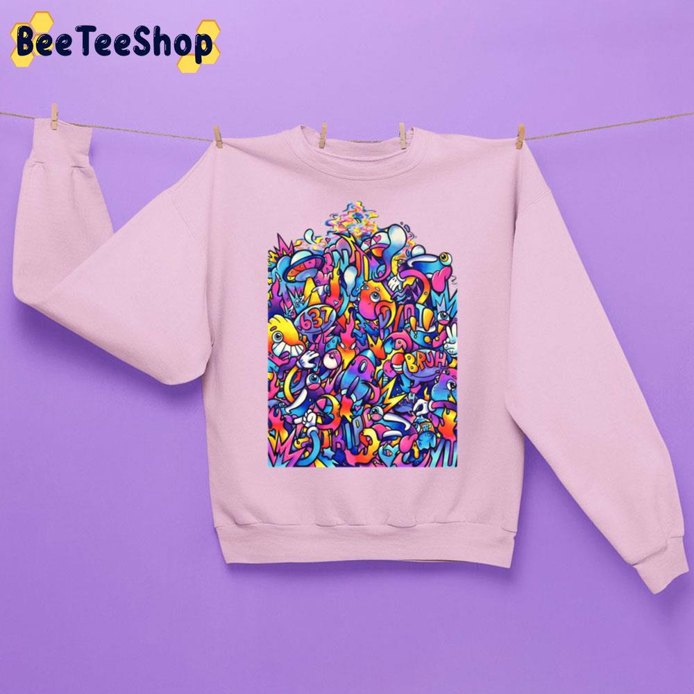 Kyotodreams Copic Marker Doodle Active Unisex Sweatshirt