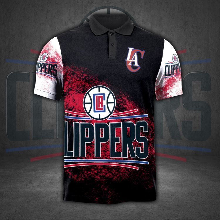 La Clippers 3d Polo Shirt Jersey All Over Print Shirt 3d T-shirt