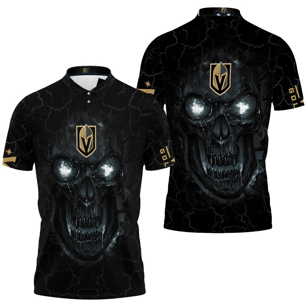 Lava Skull Vegas Golden Knights 3d Jersey Polo Shirt All Over Print Shirt 3d T-shirt