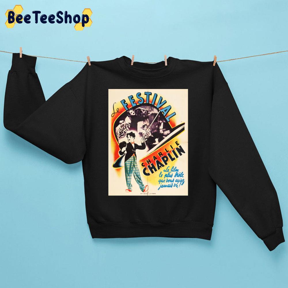 Le Festival A Dogs Life Charlie Chaplin Vintage Unisex Sweatshirt