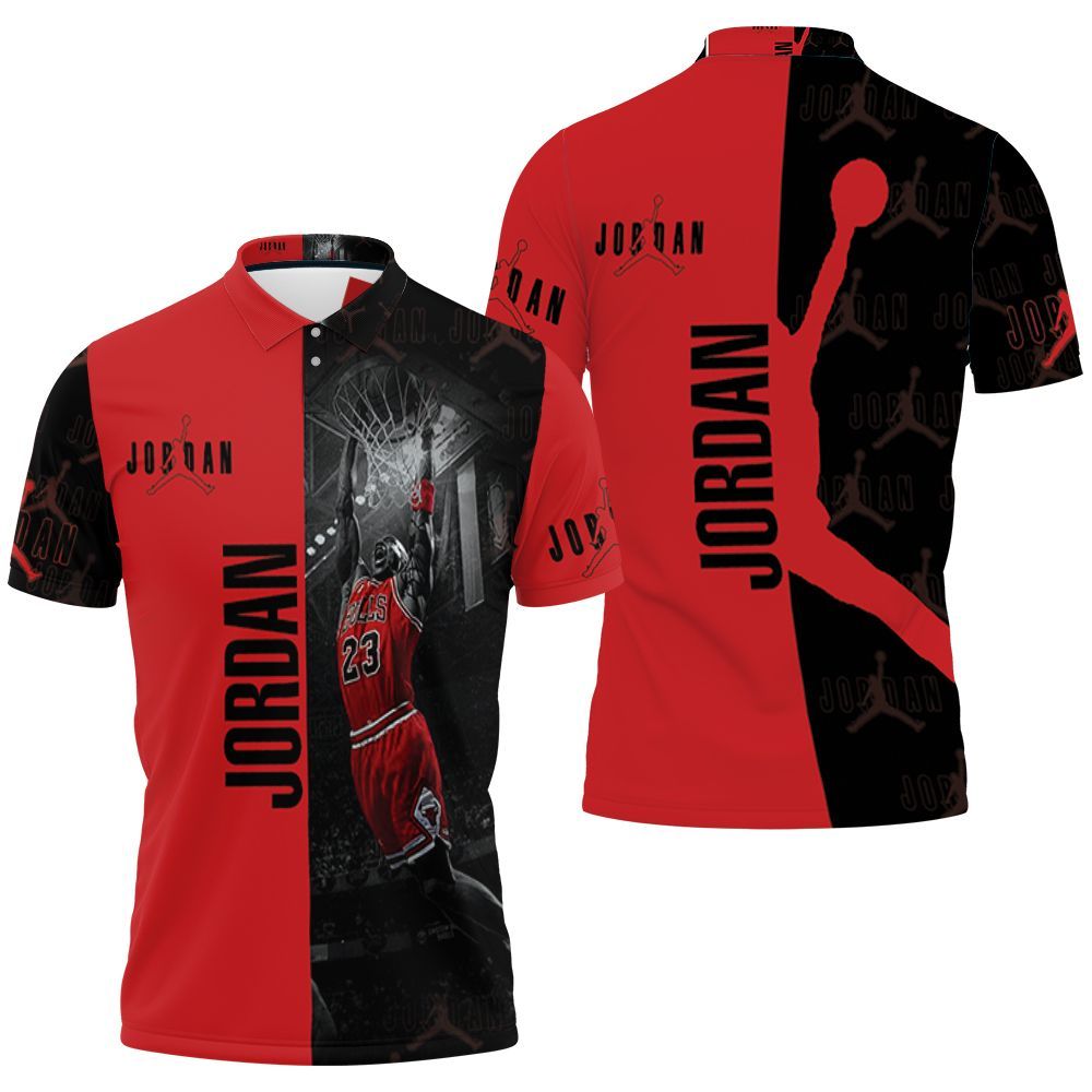 Legend Michael Jordan Chicago Bulls 23 Polo Shirt All Over Print Shirt 3d T-shirt