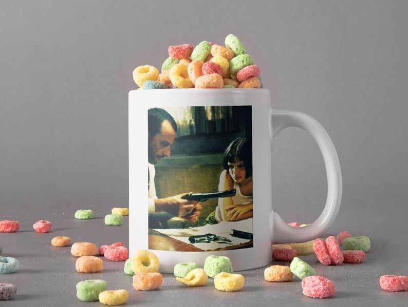 Leon Teach Mathilda How To Use A Gun Mug Léon The Professional Mug Premium Sublime Ceramic Coffee Mug White