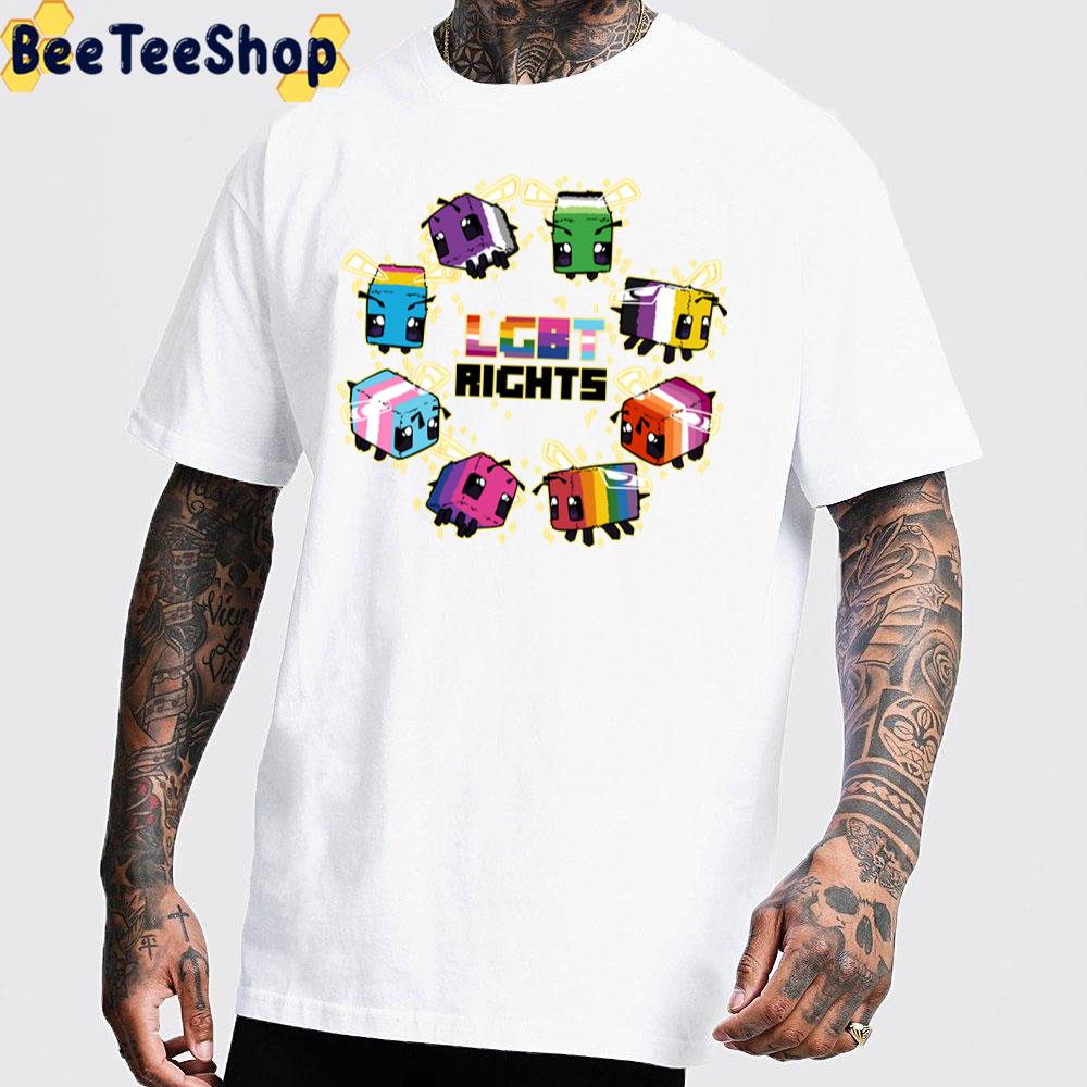 Lgbt Rights Minecraft Bees Unisex T-Shirt