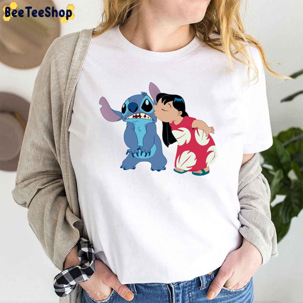 Lilo Kiss Stitch Unisex T-Shirt