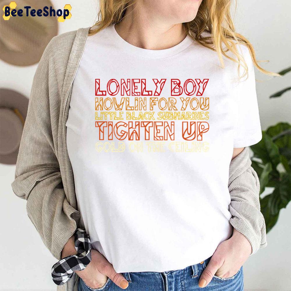 Lonely Boy howlin For You Songs The Black Keys Rock Band Unisex T-Shirt