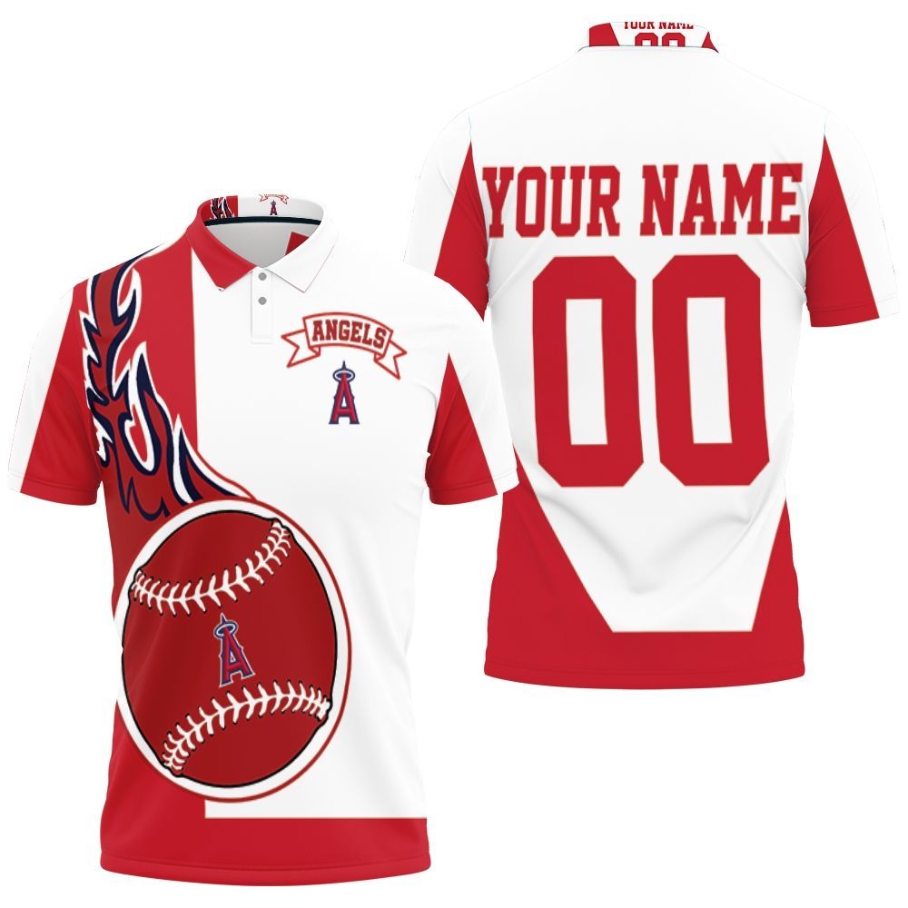 Los Angeles Angels 3d Personalized Polo Shirt All Over Print Shirt 3d T-shirt