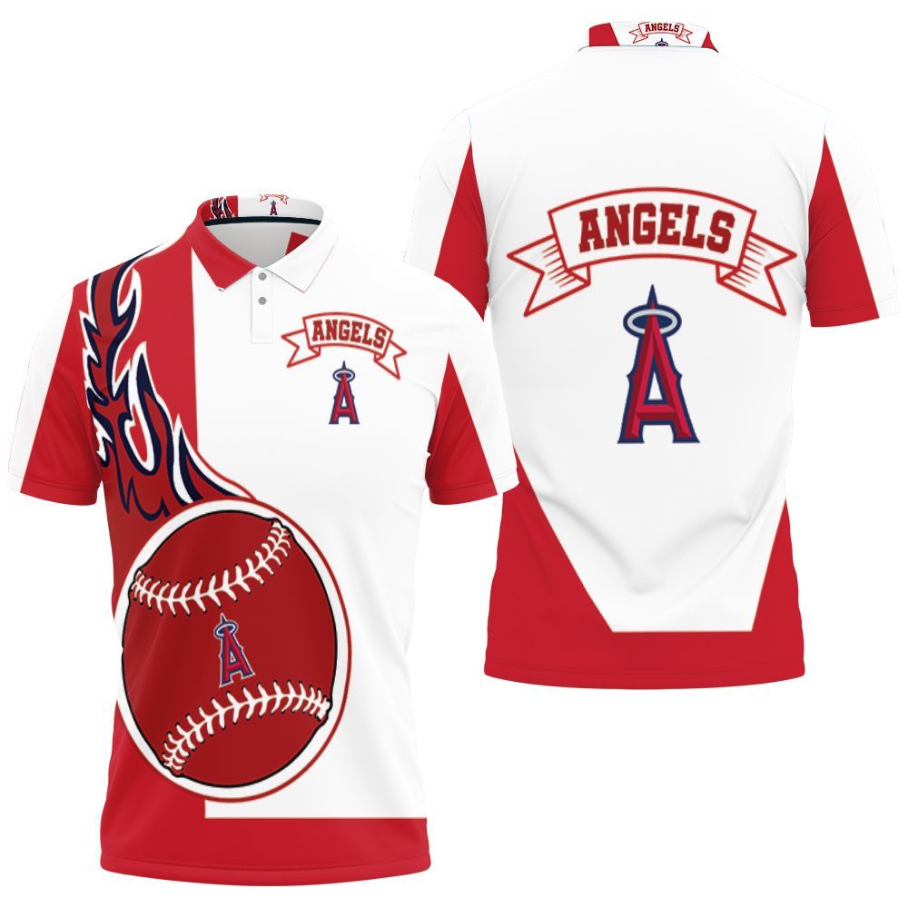 Los Angeles Angels 3d Polo Shirt All Over Print Shirt 3d T-shirt