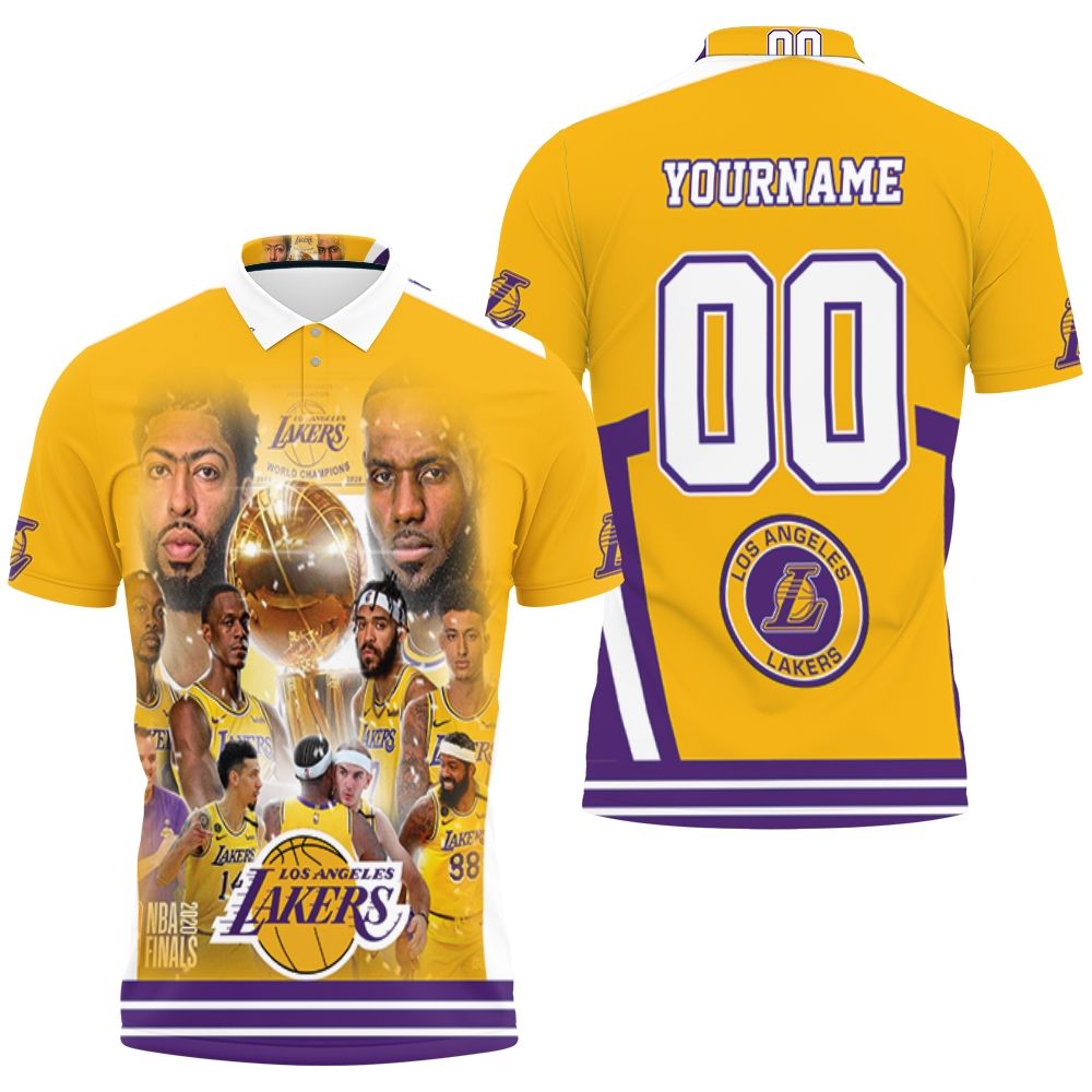 Los Angeles Lakers Champions Nba Western Polo Shirt All Over Print Shirt 3d T-shirt