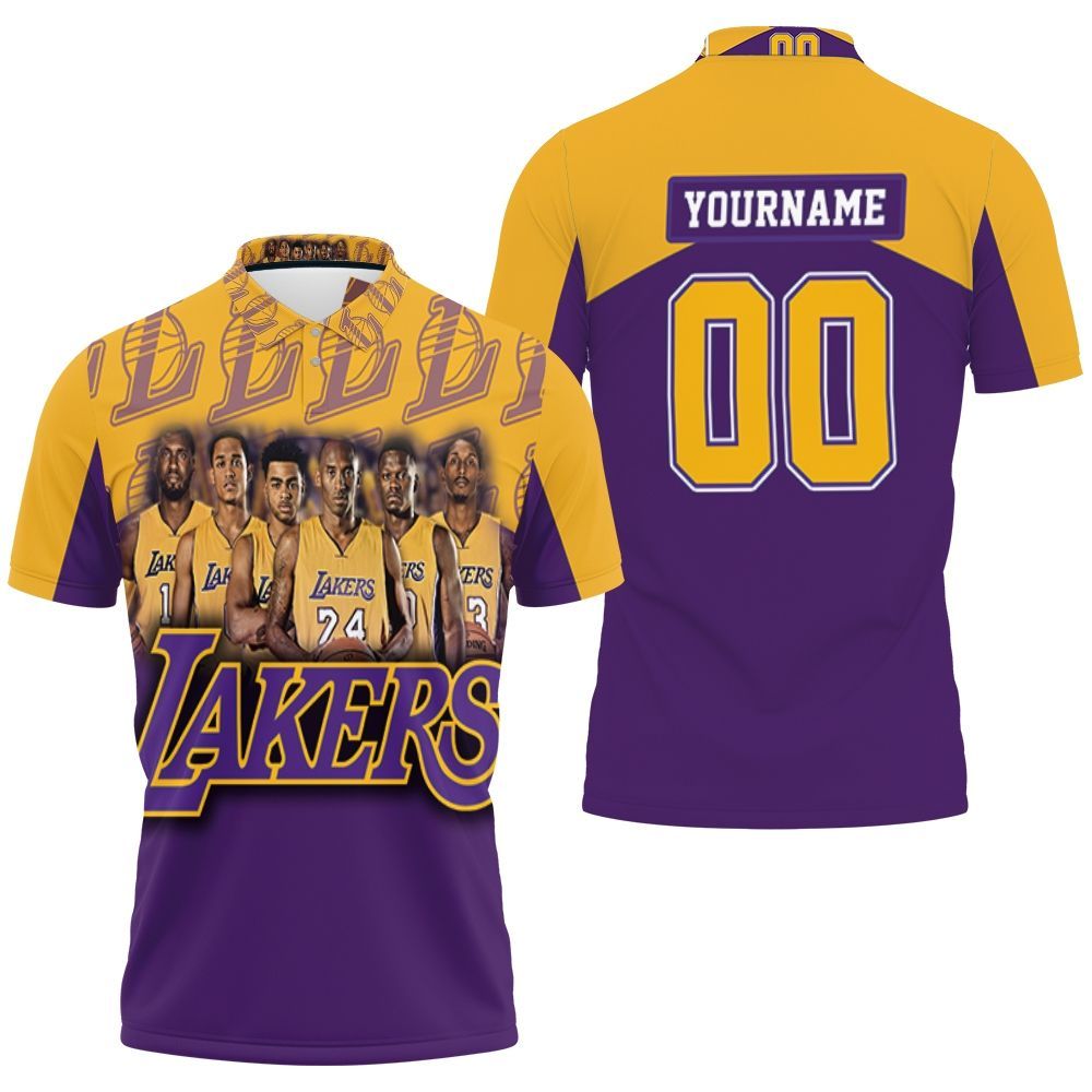 Los Angeles Lakers Nba Western Conference Robot Polo Shirt All Over Print Shirt 3d T-shirt