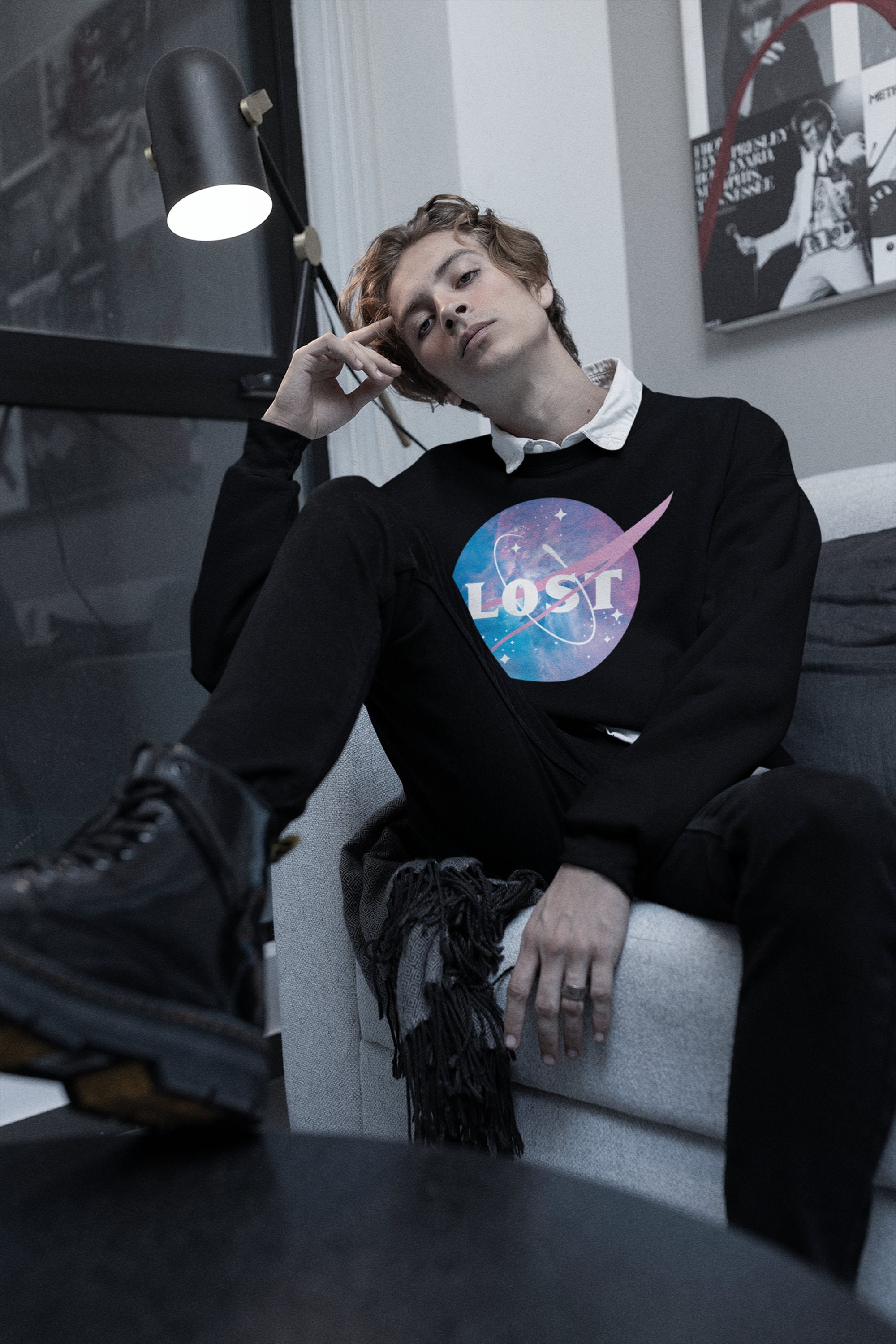 Lost Explorer Nasa Space Aesthetic Unisex Sweatshirt