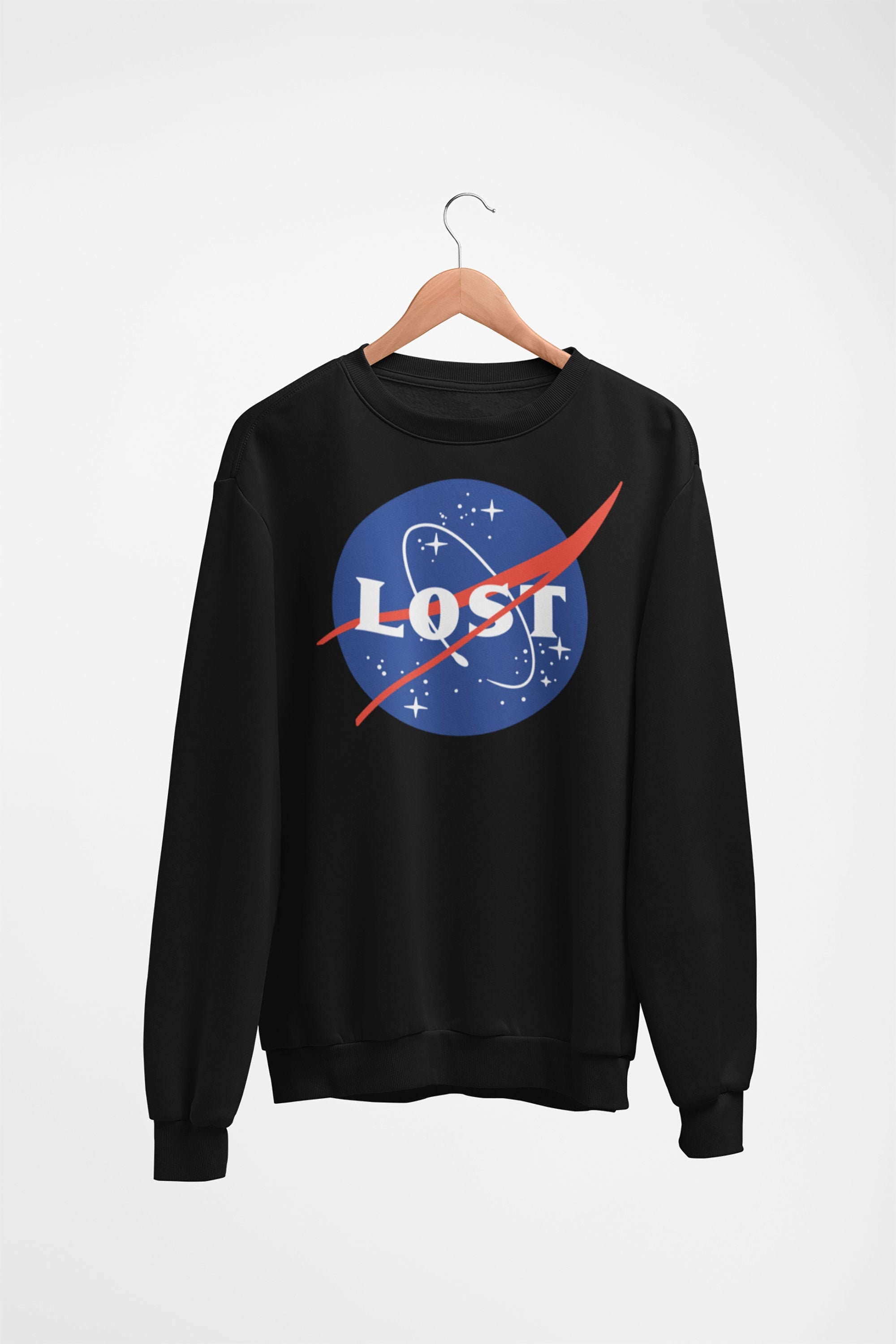 Lost Nasa Space Vintage Retro Unisex Sweatshirt