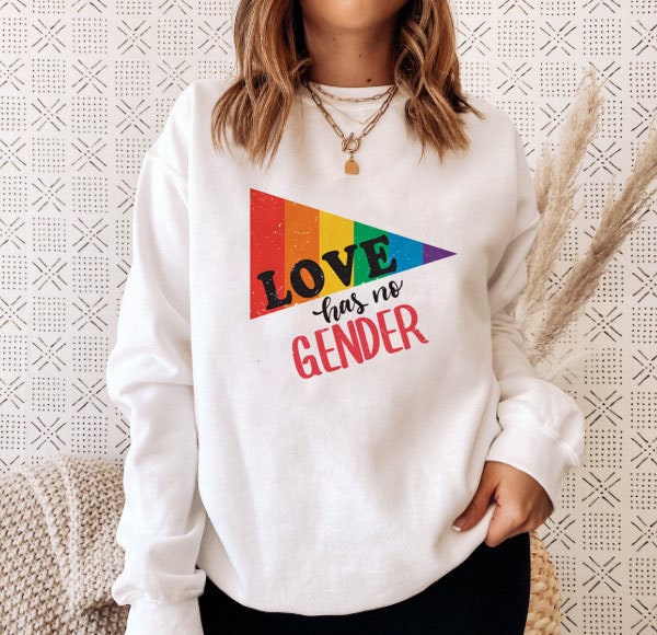 Love Is No Gender Pride Month Unisex Sweatshirt