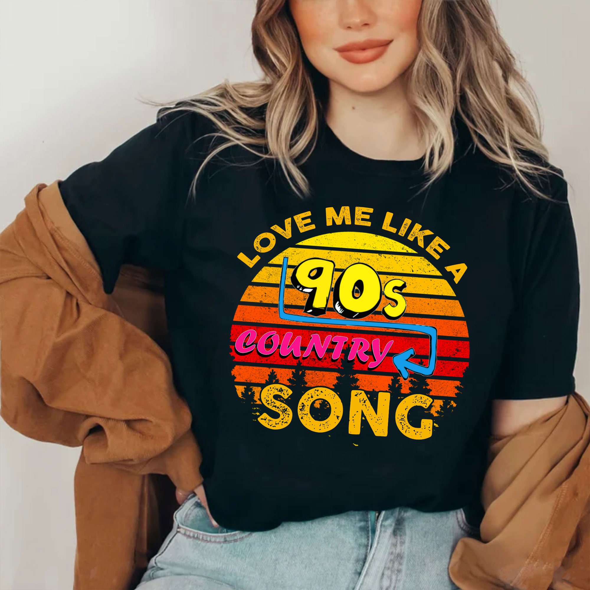 Love Me Like A 90s Country Song Unisex T-Shirt