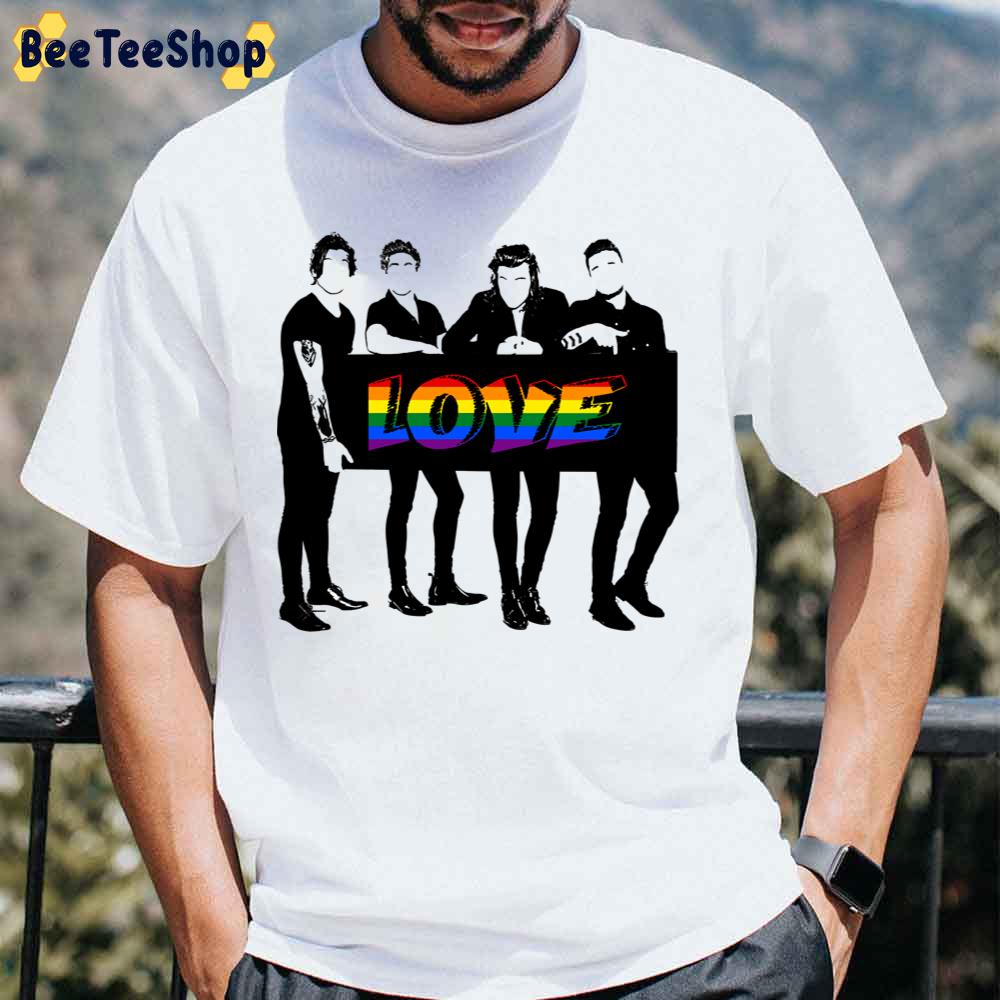 Love One Direction Band Pride Month Unisex T-Shirt