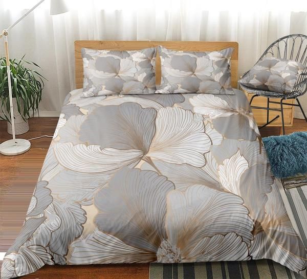 Luxury Leaf Cotton Bedding Sets