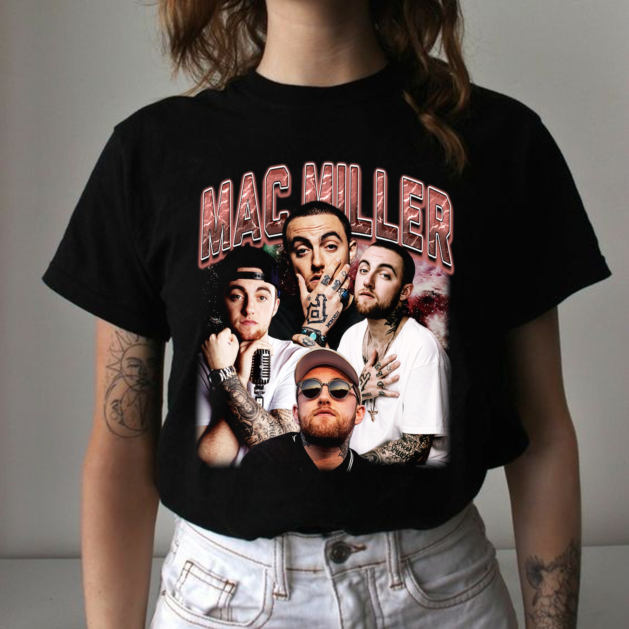 Mac Miller Larry Fisherman Music 90s Vintage Retro Unisex T-Shirt