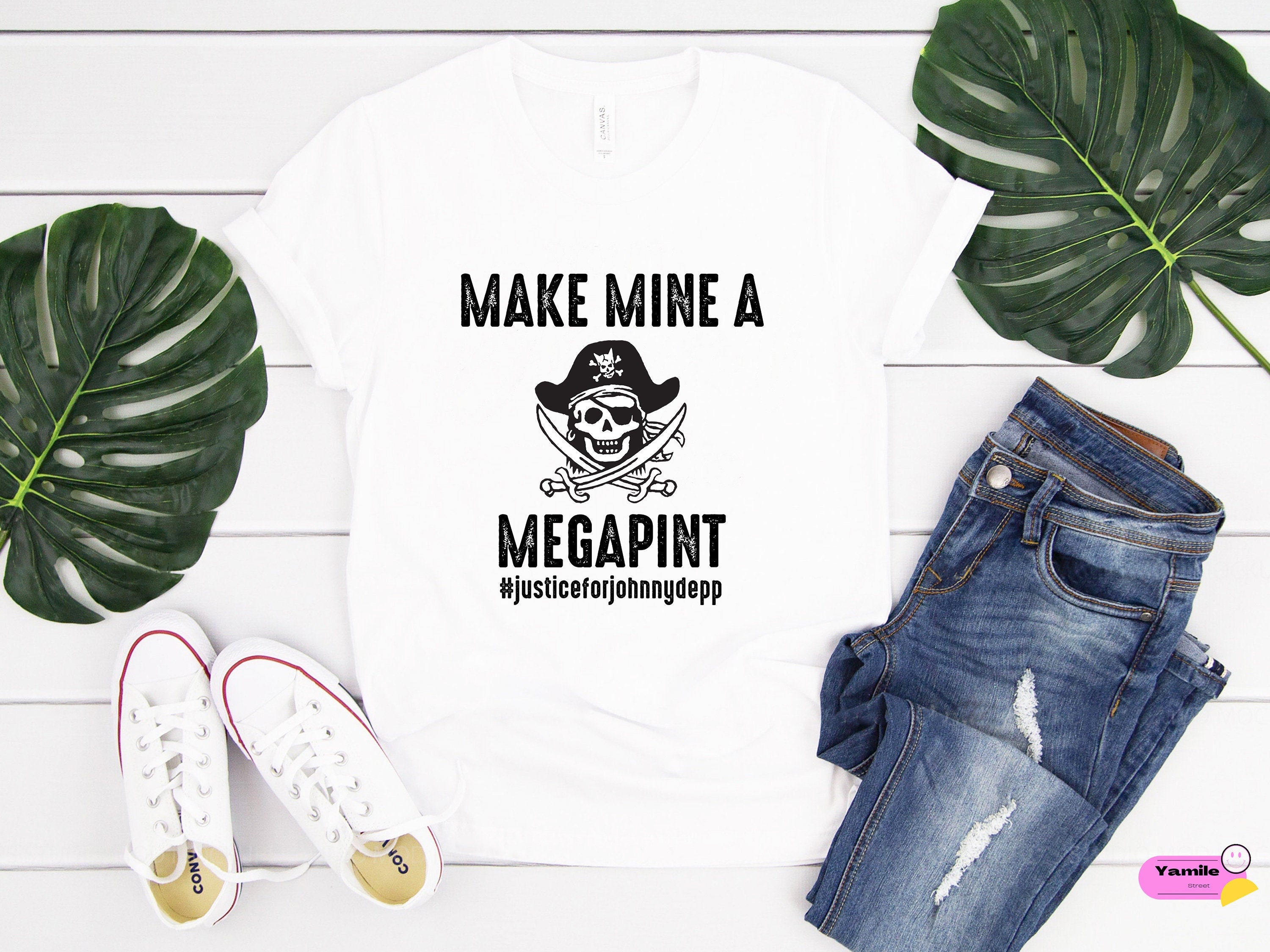 Make Mine A Megapint Justice For Johnny Depp Unisex T-Shirt