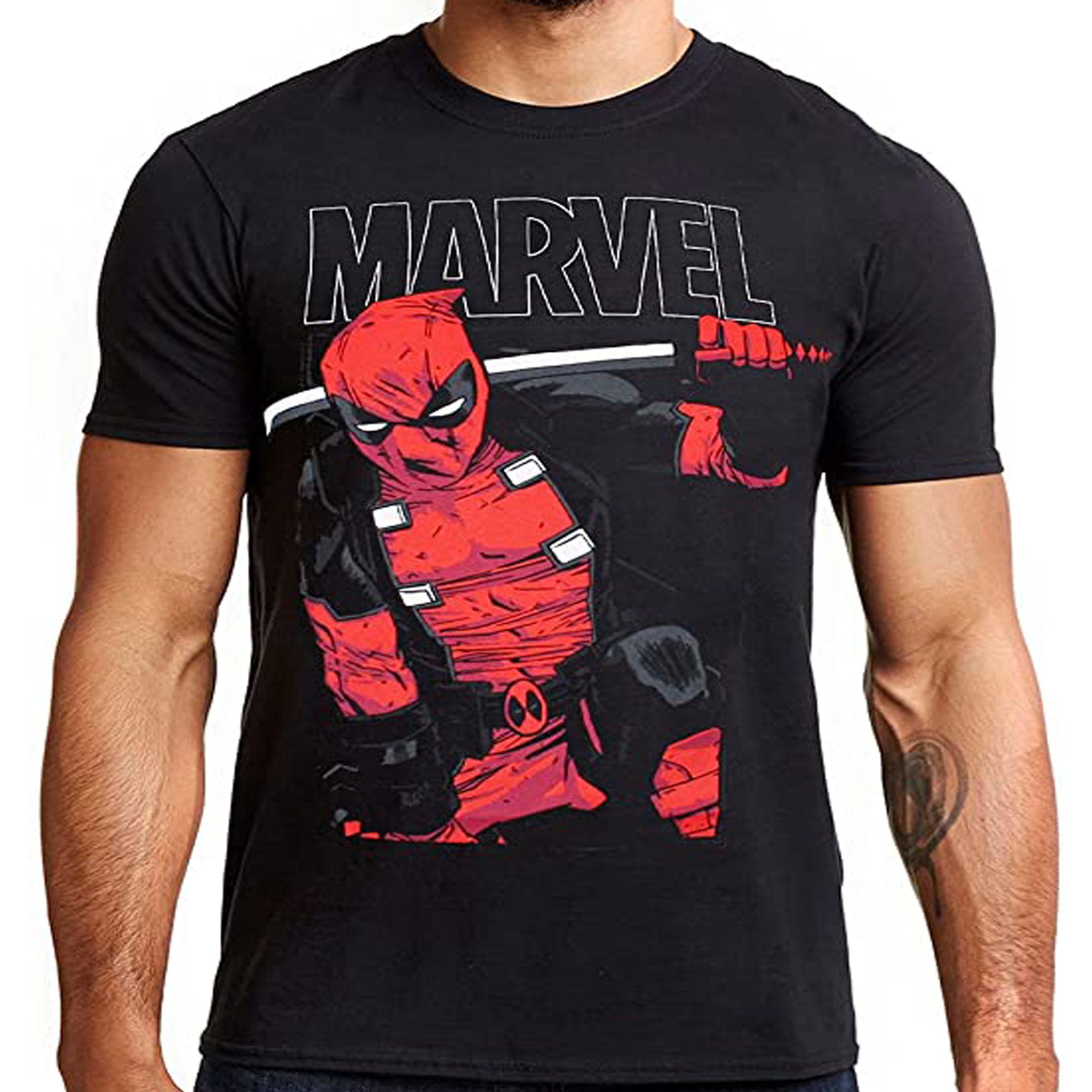 Marvel Deadpool Sword Art Unisex T-Shirt