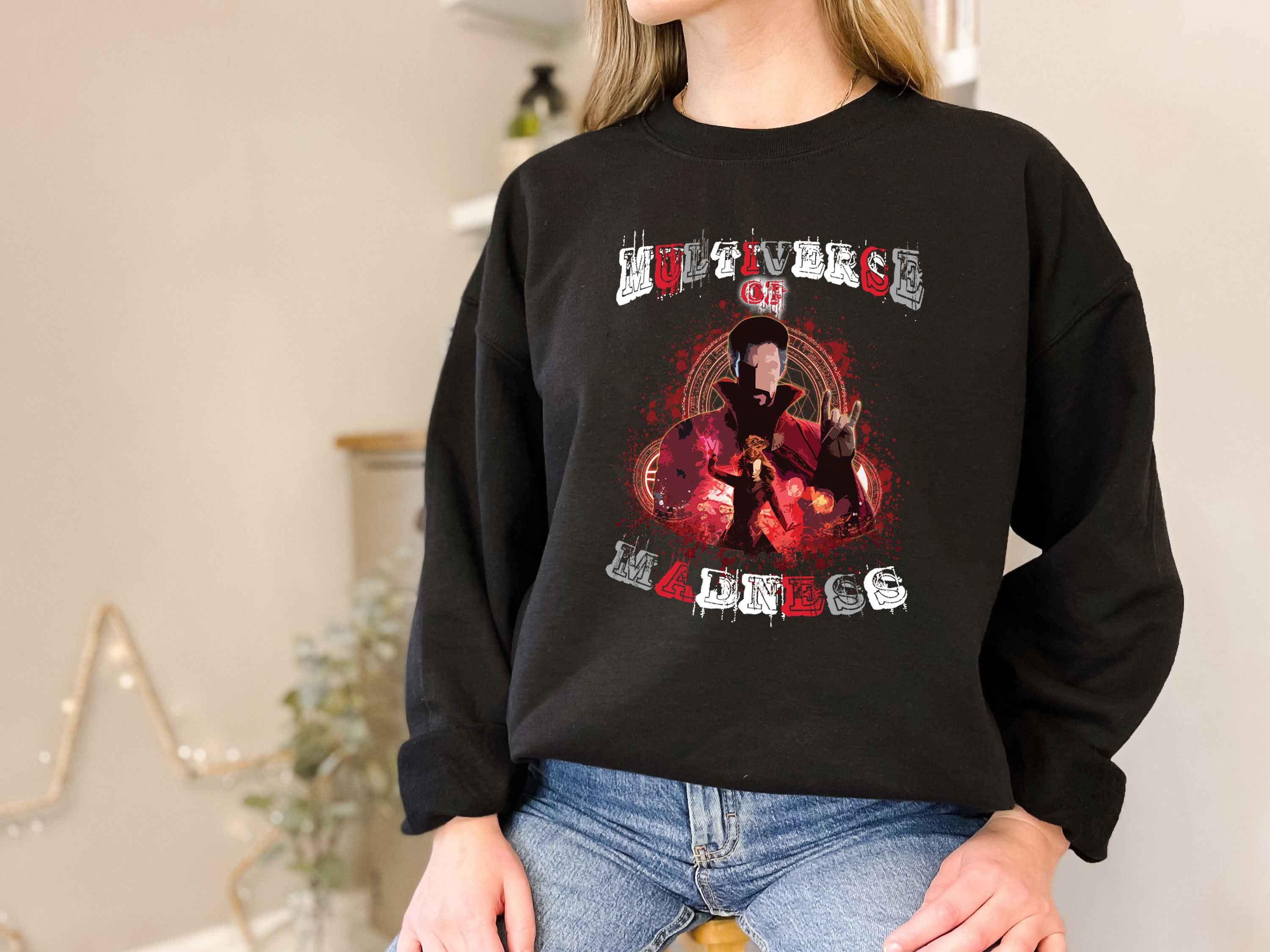 Marvel Multiverse Of Madness Wanda Maximoff Doctor Strange And Scarlet Witch Unisex Sweatshirt