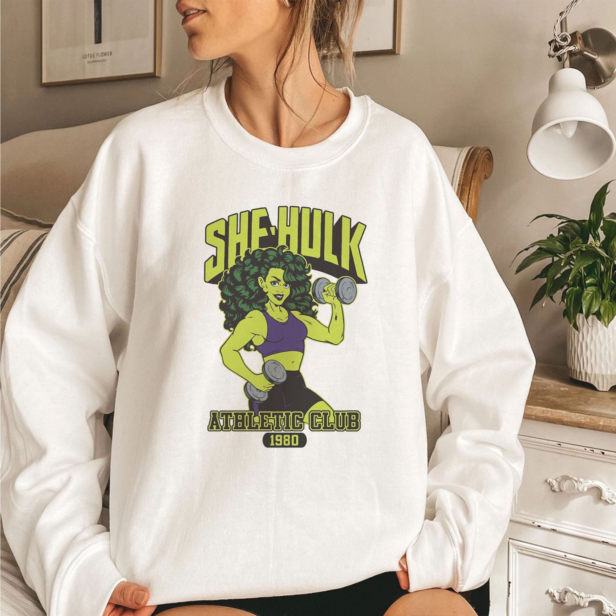 Marvel She-Hulk Athletic Club 1980 Unisex Sweatshirt